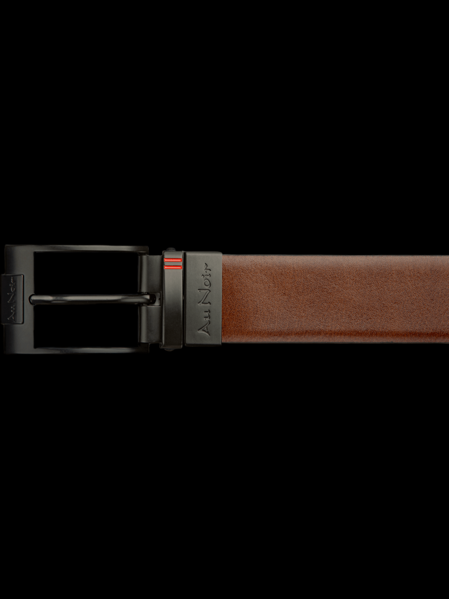 REVERSIBLE BELT | DESOTO BLACK, black - brown - AU NOIR