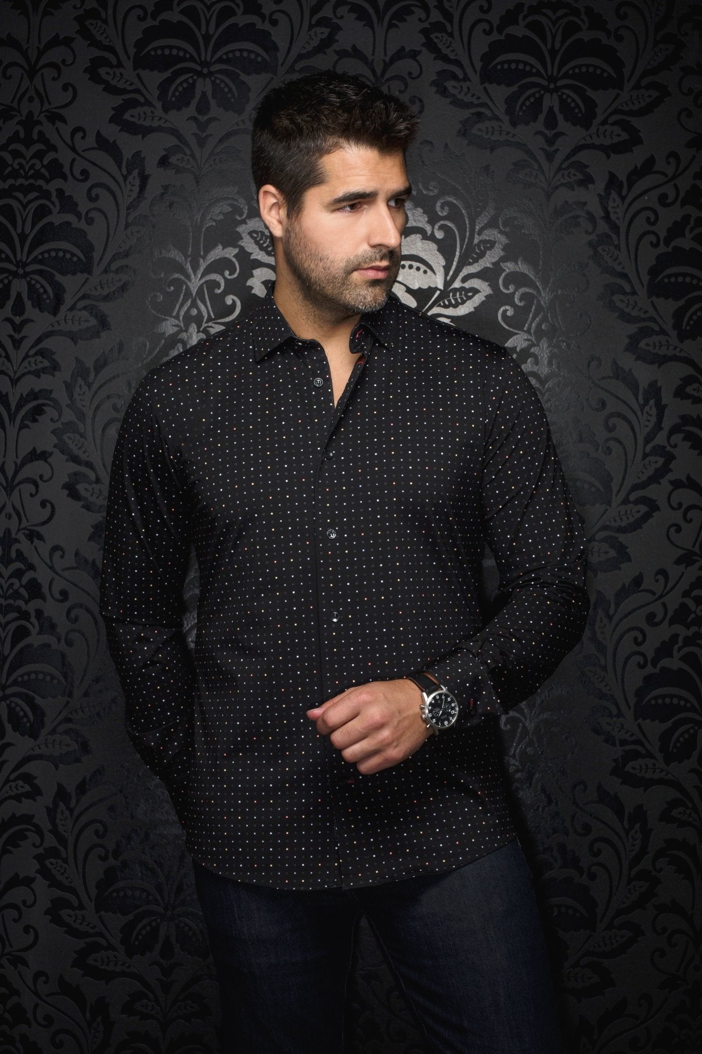 shirt | ALEXANDER - SQRX, black - AU NOIR