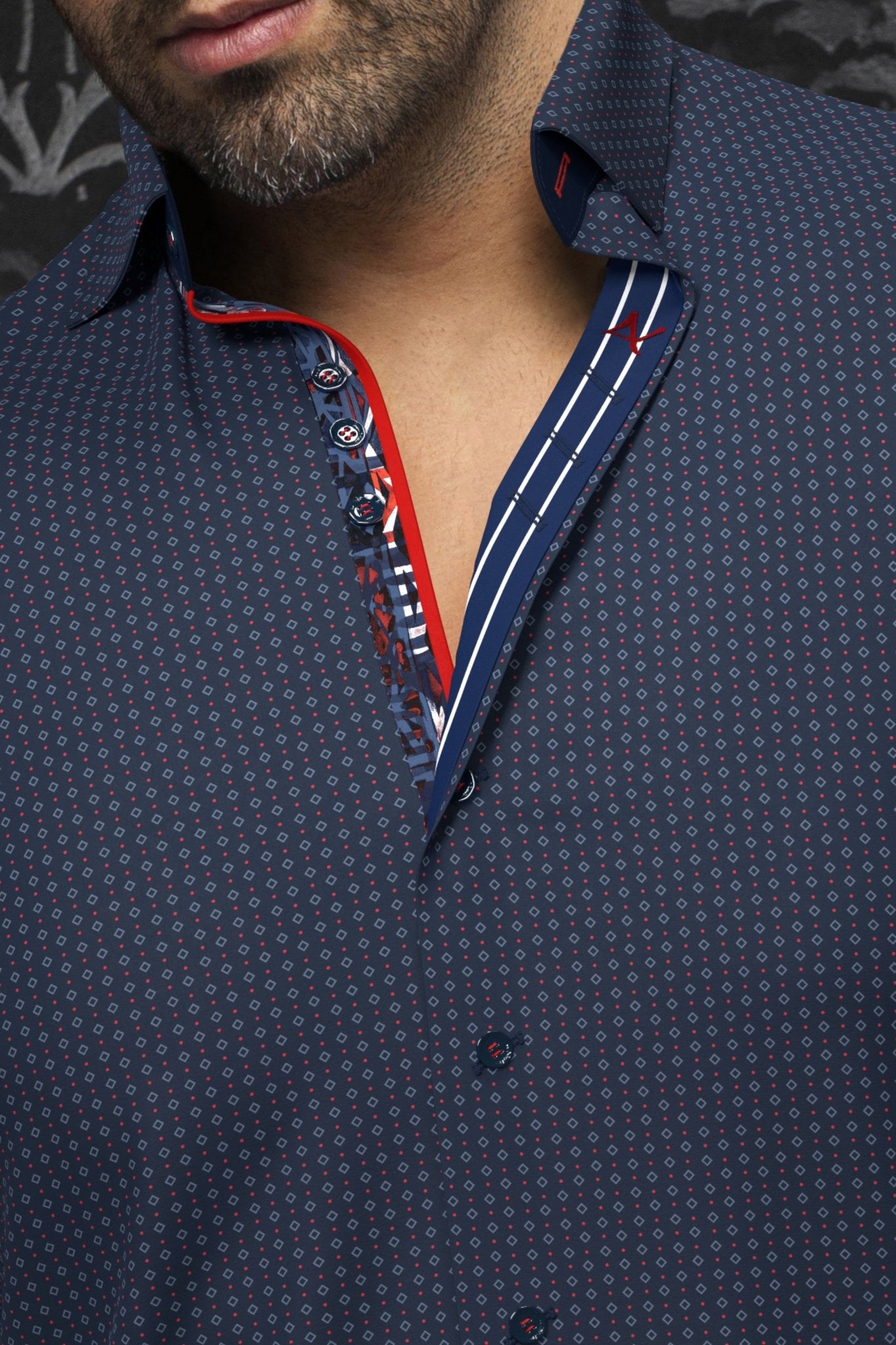 Shirt | BALLERINI, Navy - AU NOIR