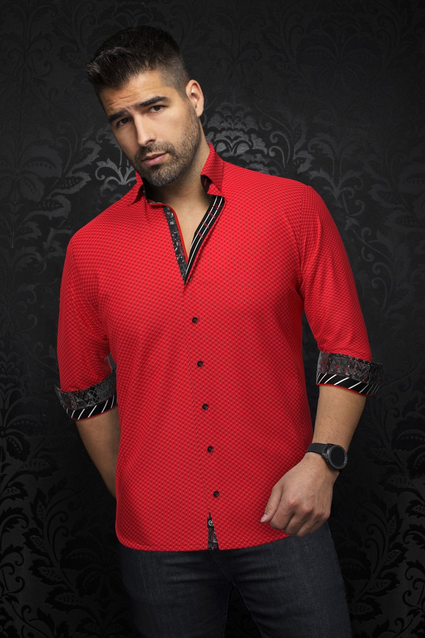 shirt | BALLERINI, Red - AU NOIR