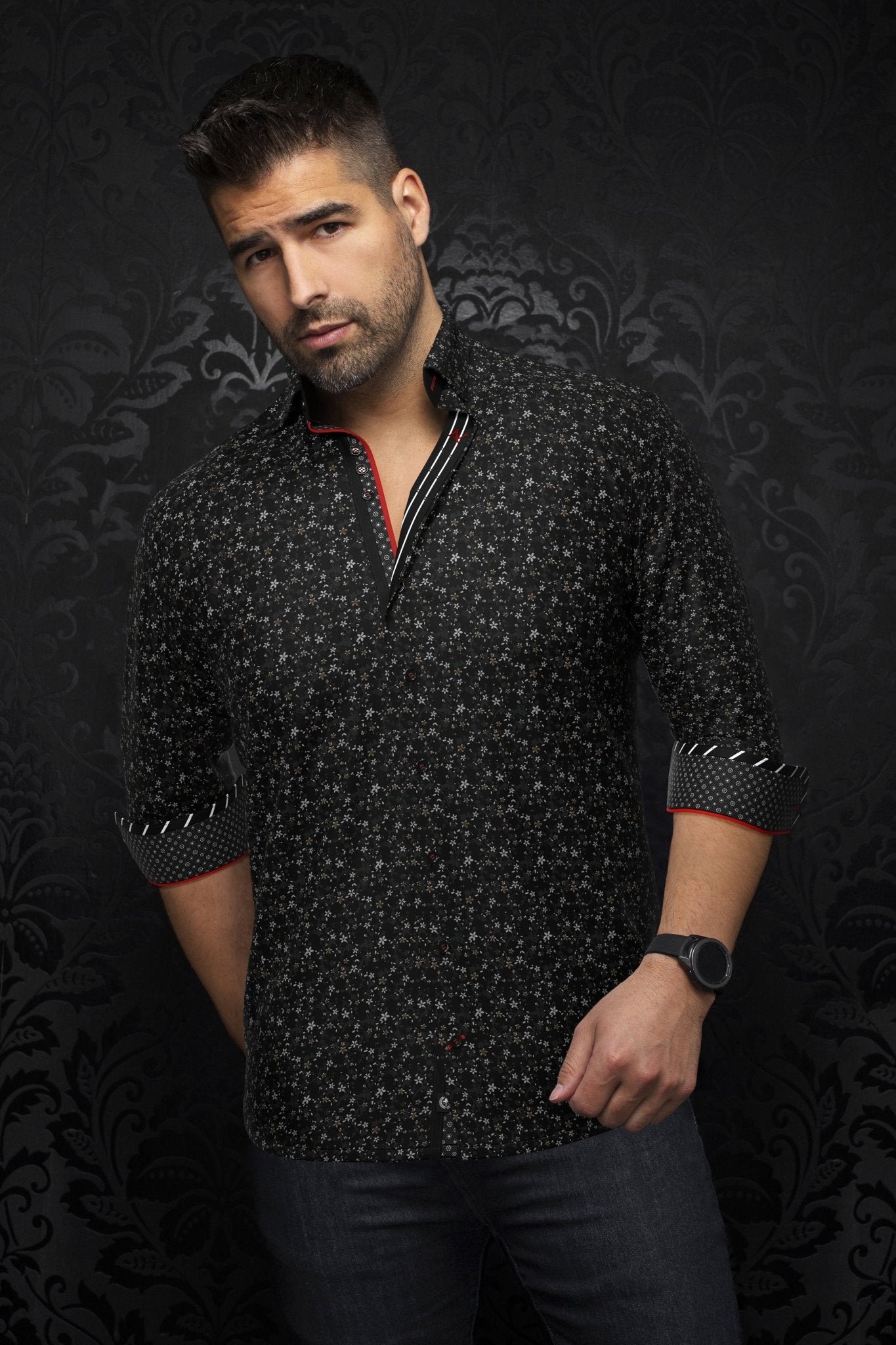 shirt | MCBRYDE, Black Gold - AU NOIR