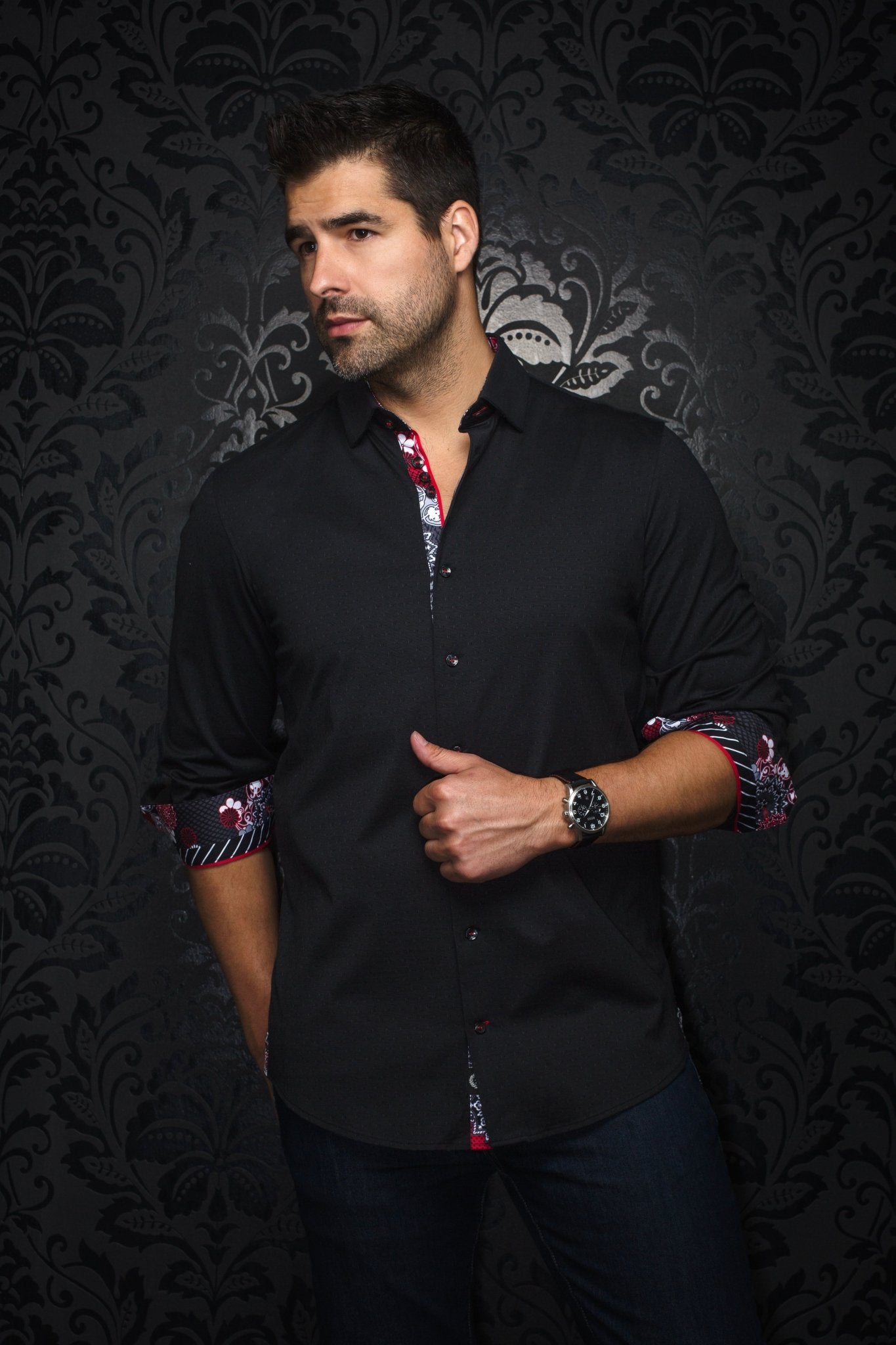 shirt | NELSON, Black - AU NOIR