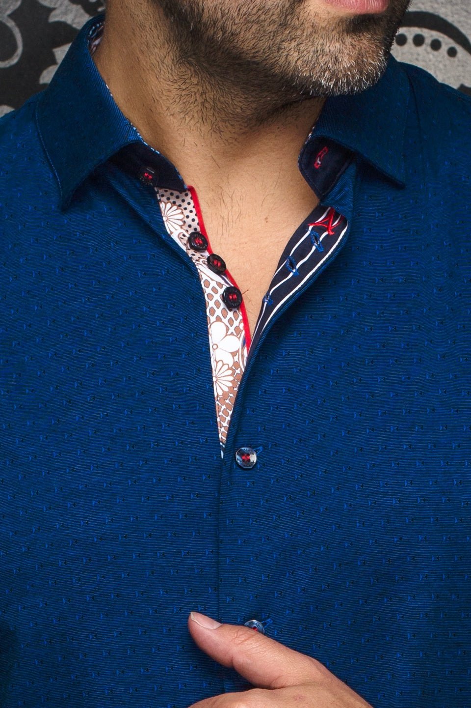 Shirt | NELSON, Indigo - AU NOIR