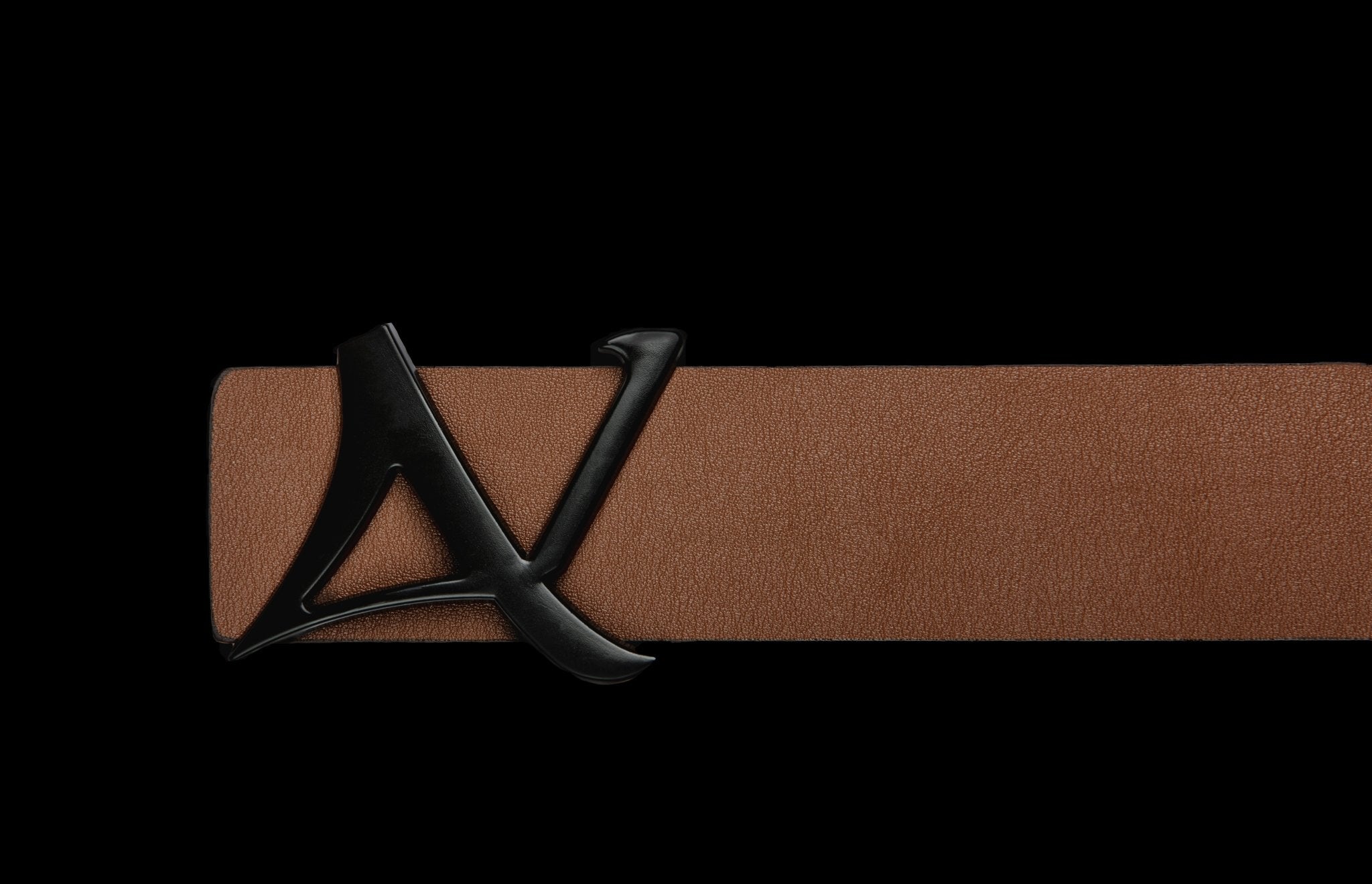 REVERSIBLE BELT | SHELBY BLACK, brown - AU NOIR