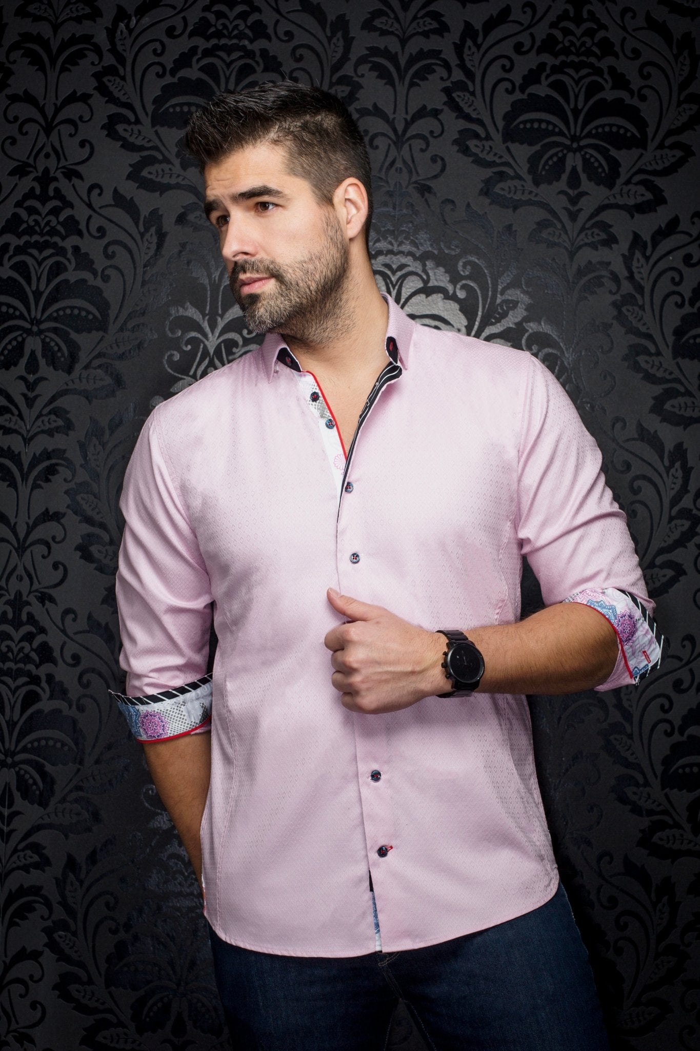 shirt | ADJANI, Pink - AU NOIR