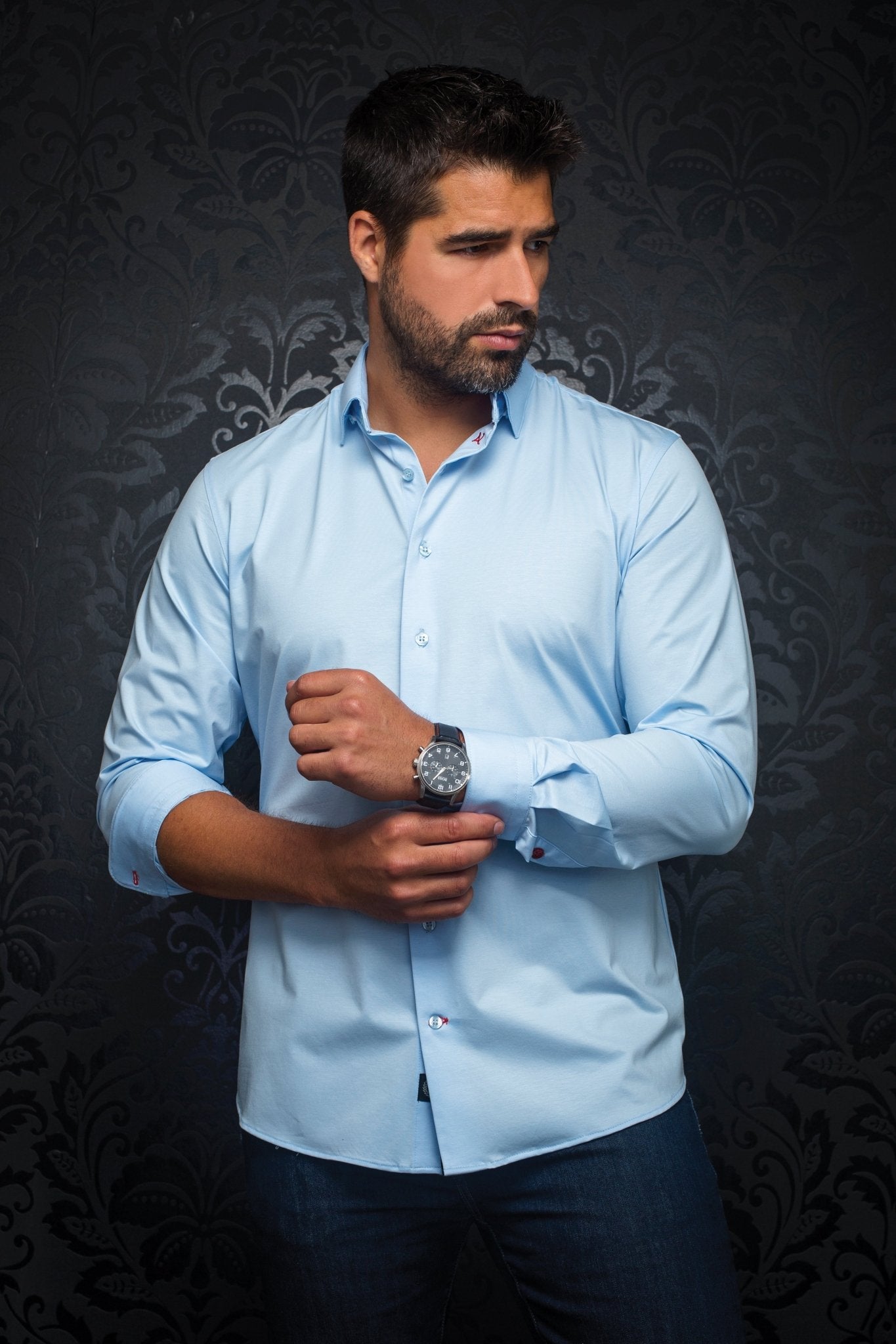 Shirt | ALEXANDER-SLD, Light-Blue - AU NOIR