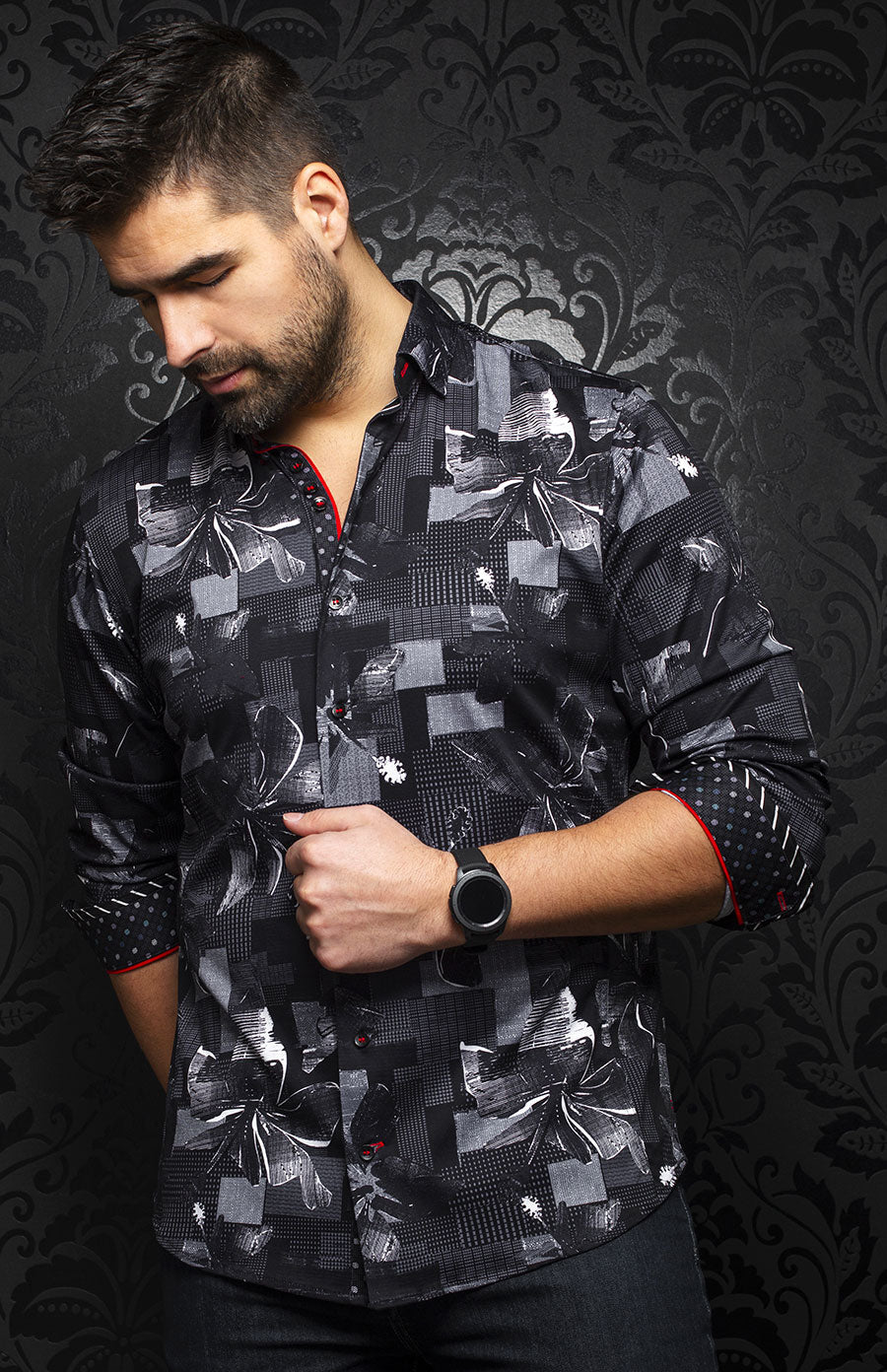 shirt | CALLISTO, Black - AU NOIR