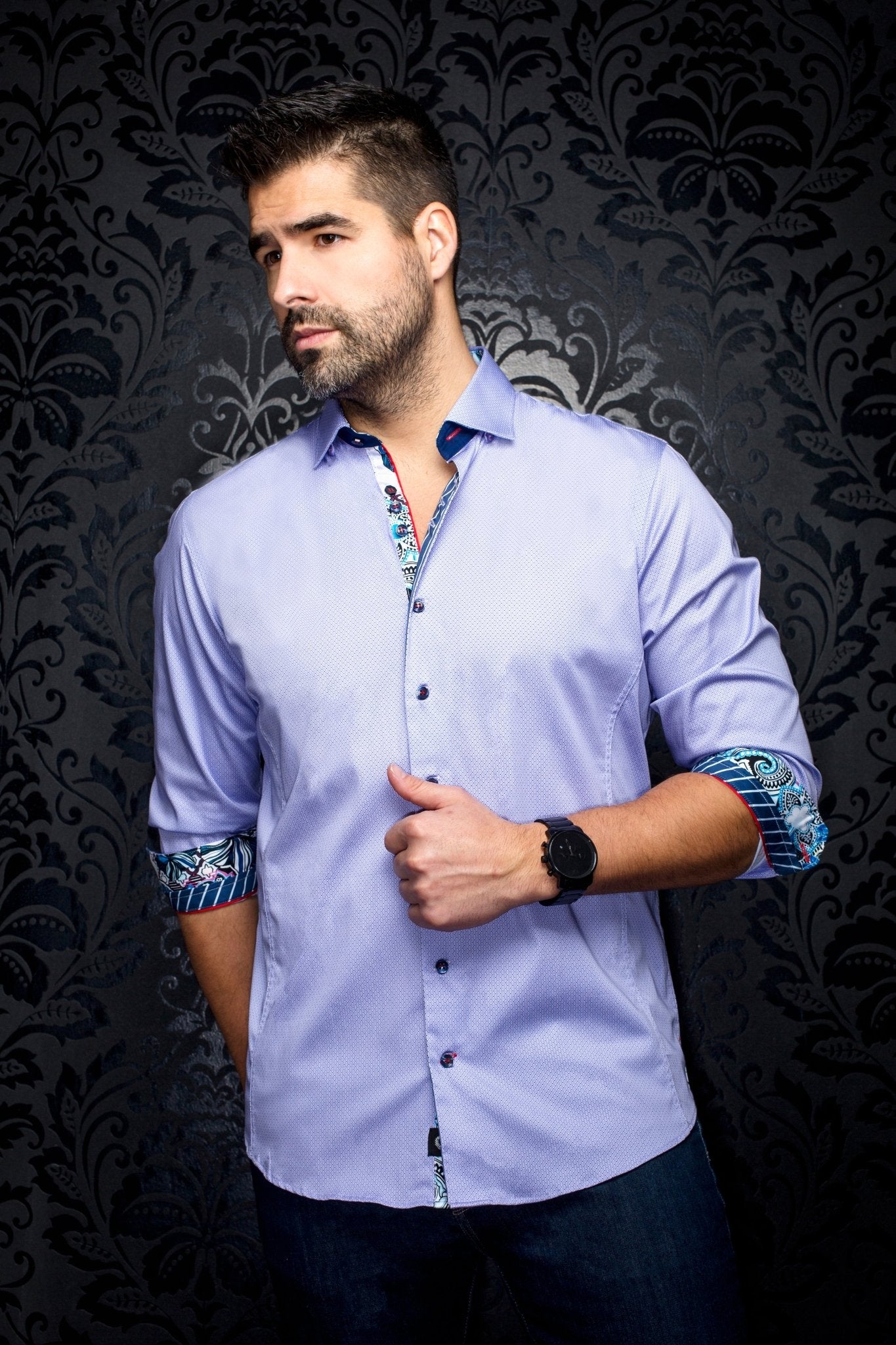 shirt | DOLTO, Lavender - AU NOIR