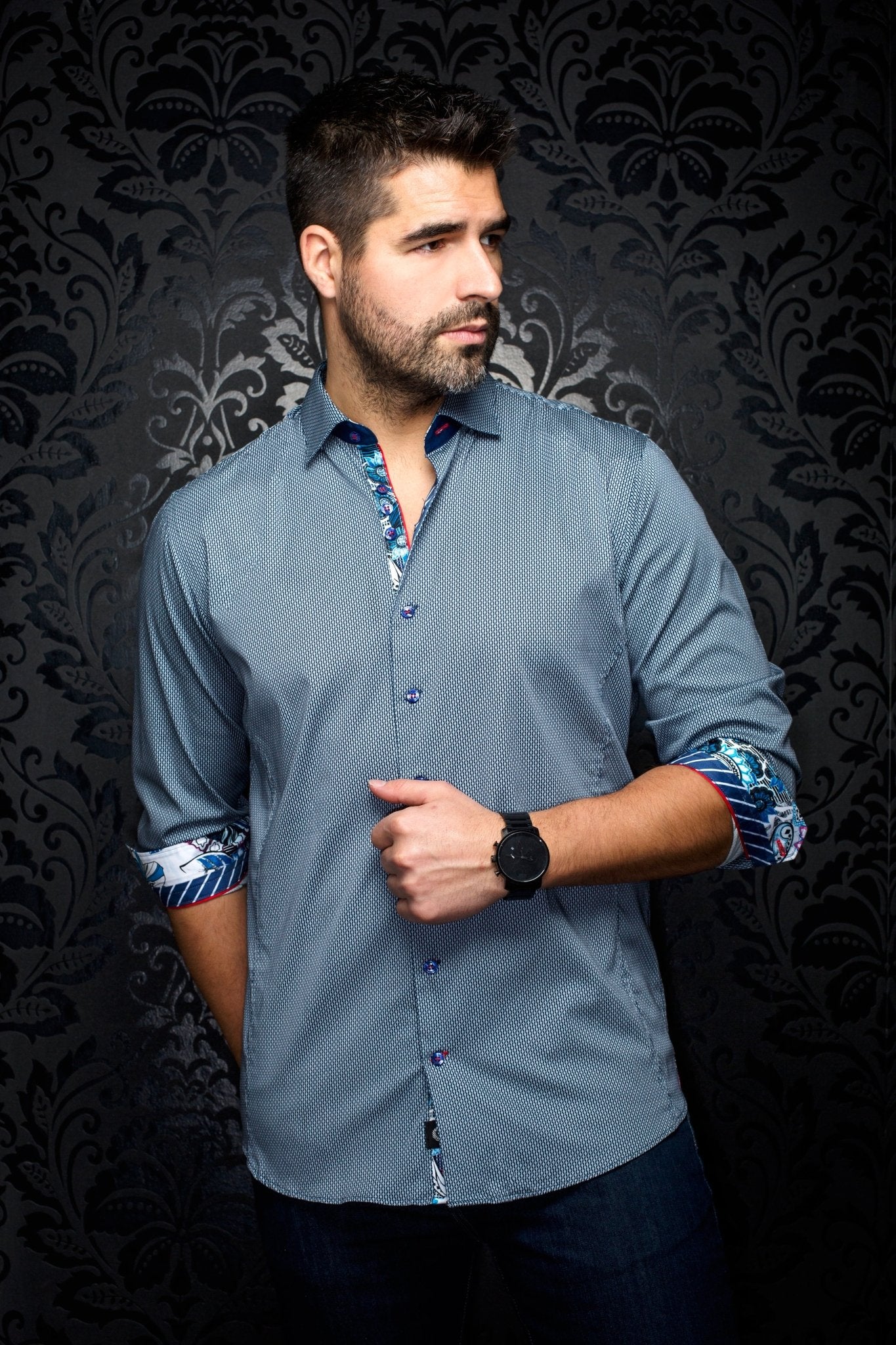 shirt | DOLTO, Navy - AU NOIR