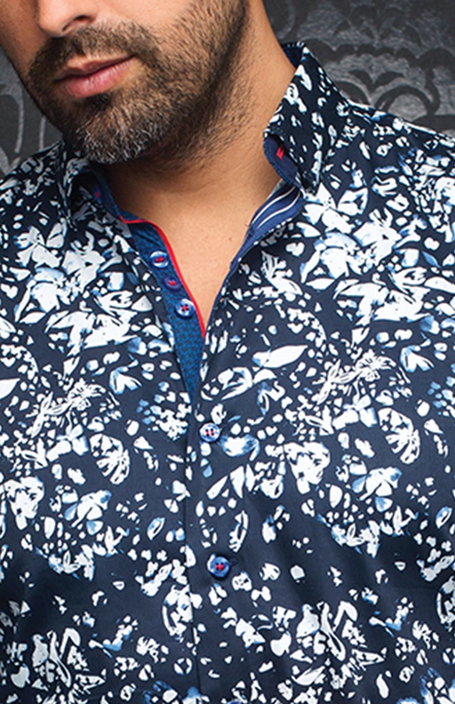 shirt | KHARMA nuovo, navy - AU NOIR