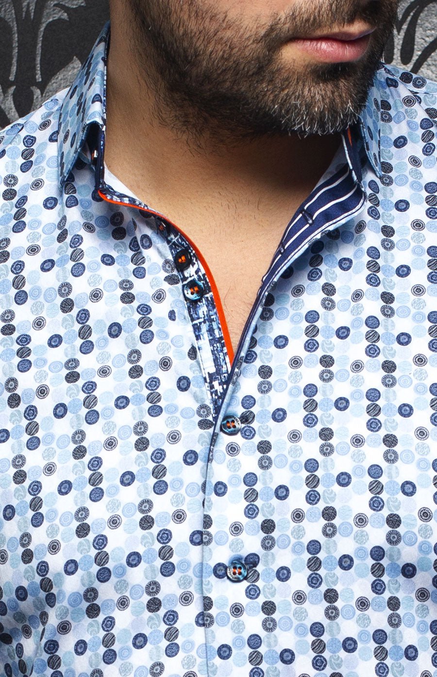 shirt short sleeves | GAMBIER, Light blue - AU NOIR