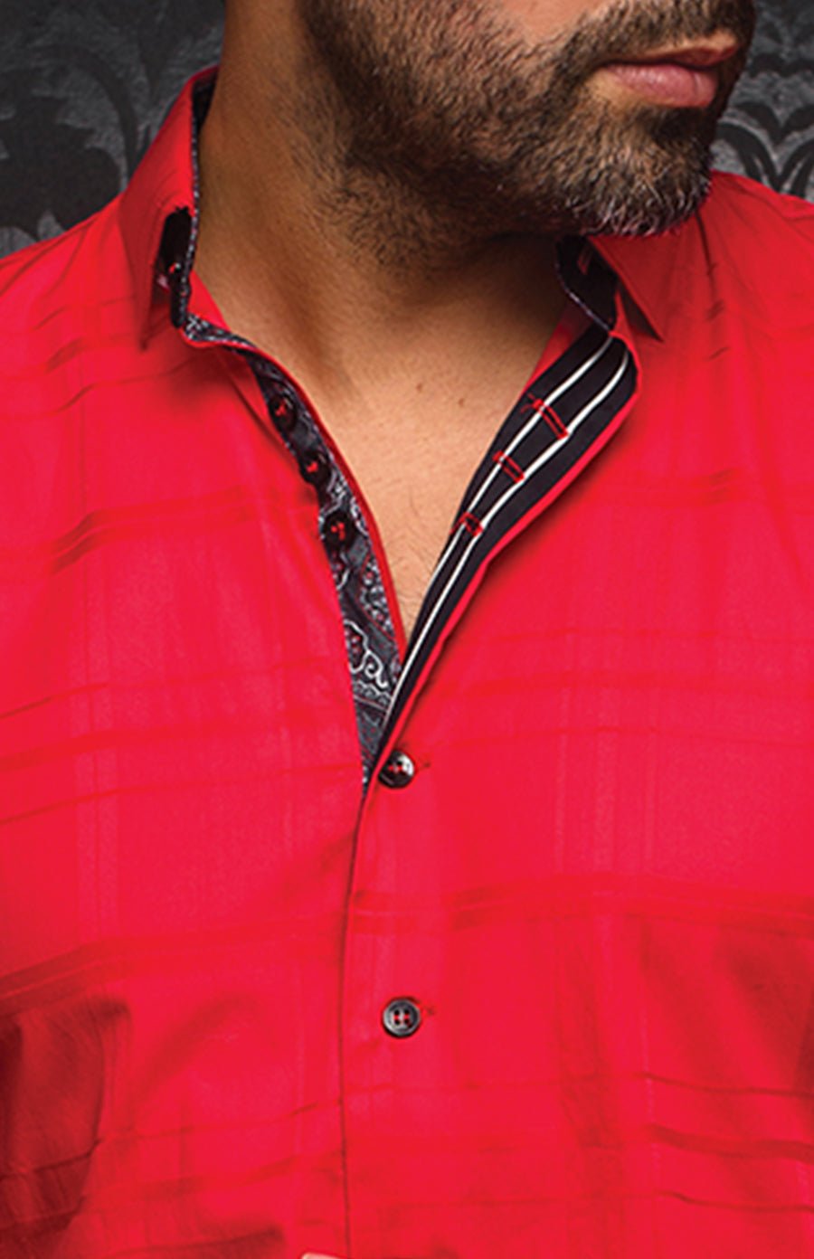 shirt | MARINCHI, red - AU NOIR