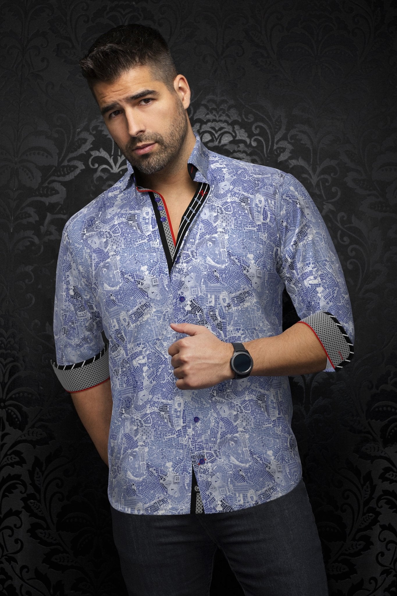 shirt | MIRABEAU, Light Blue - AU NOIR