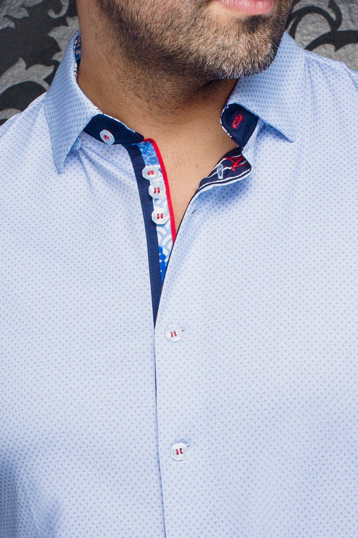 shirt | MIRON, Light Blue - AU NOIR