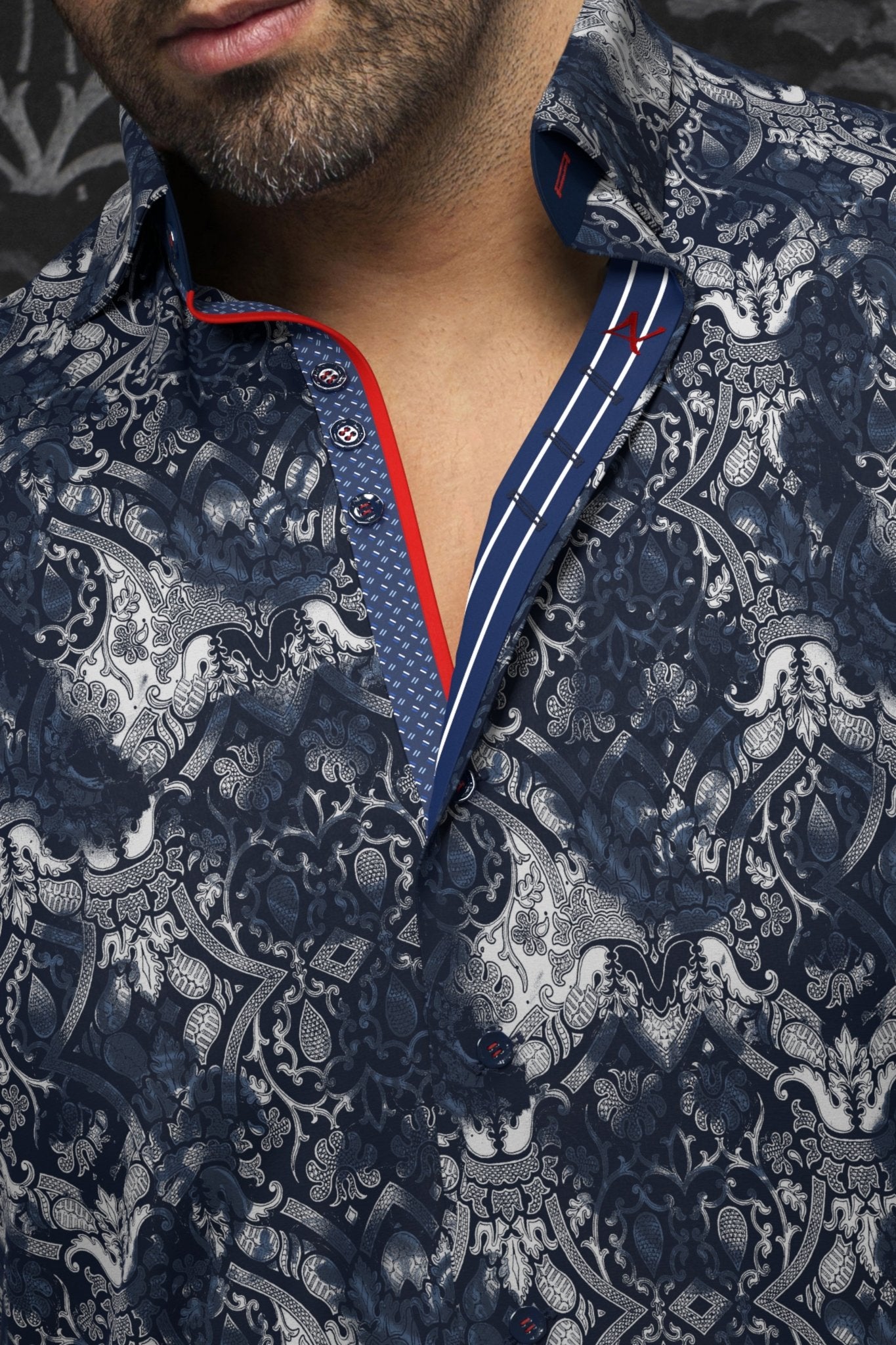 shirt | MURATO, Navy - AU NOIR