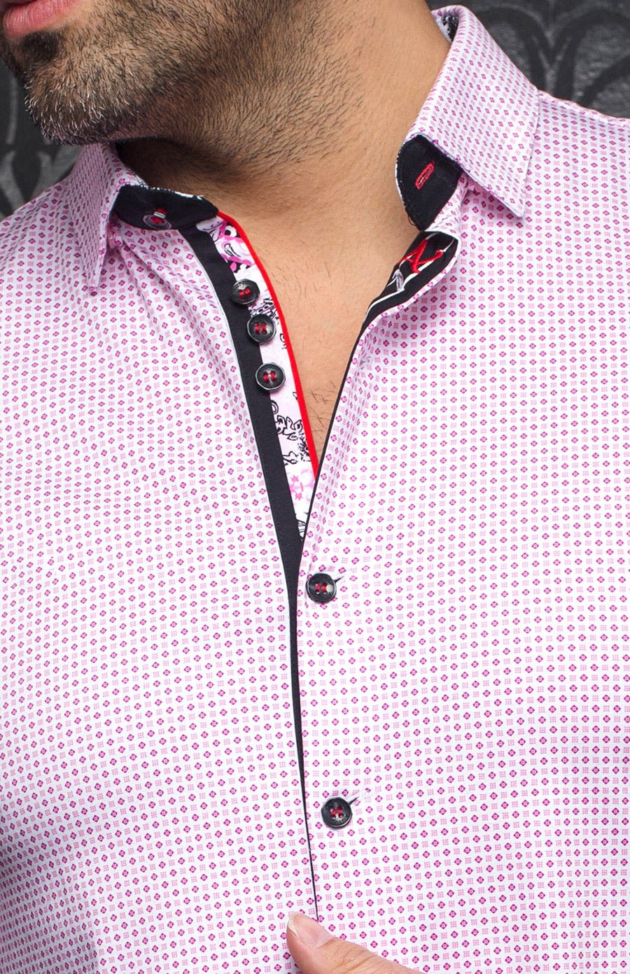 shirt - PARINI, Pink - AU NOIR
