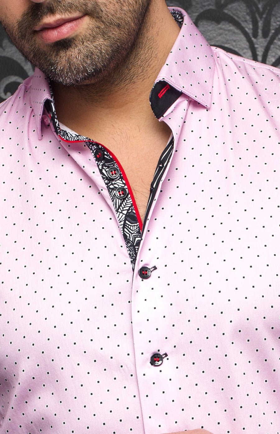 shirt - SANTANA, Pink - AU NOIR
