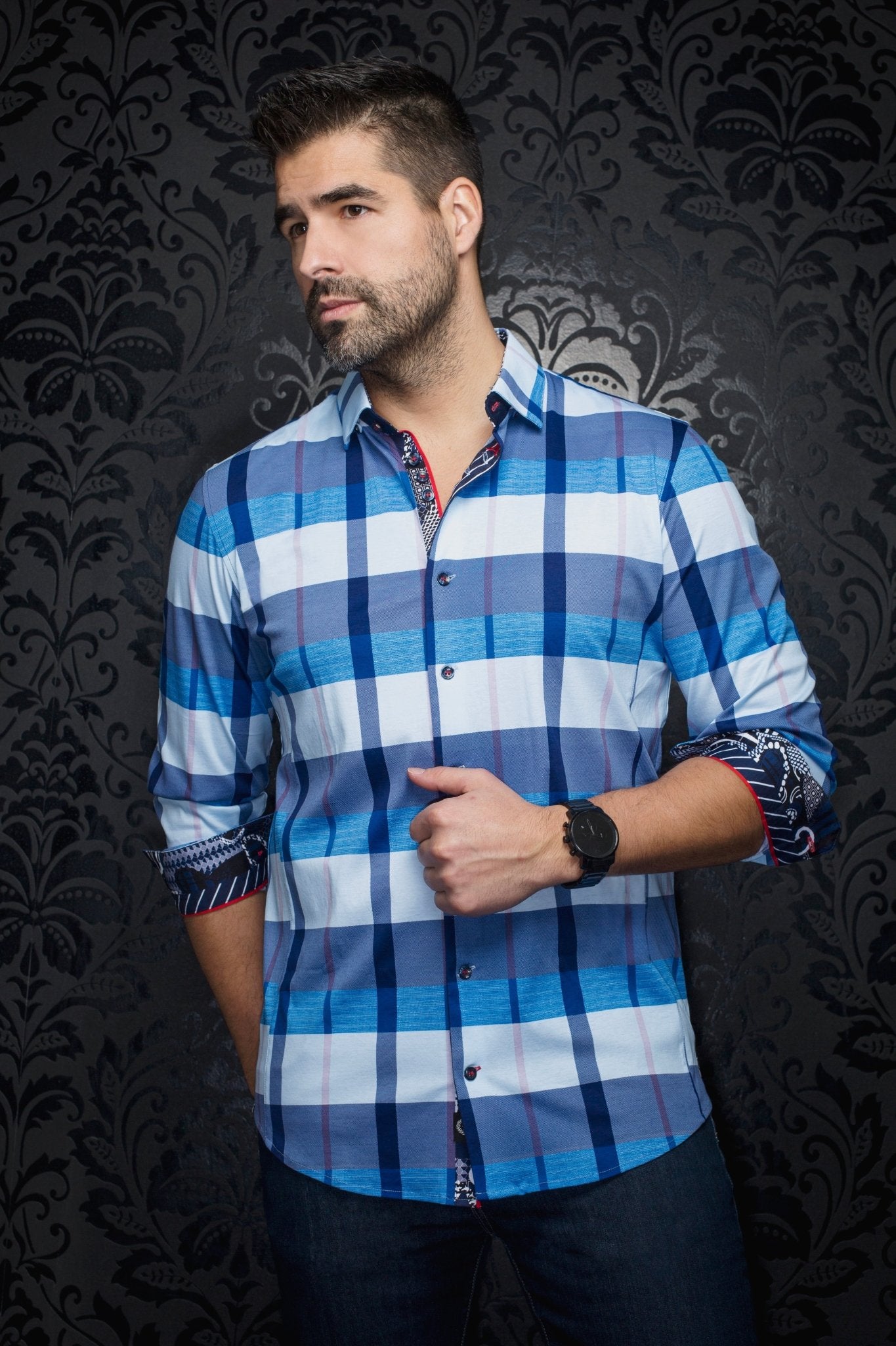 shirt | SCHUMANN, Light Blue - AU NOIR