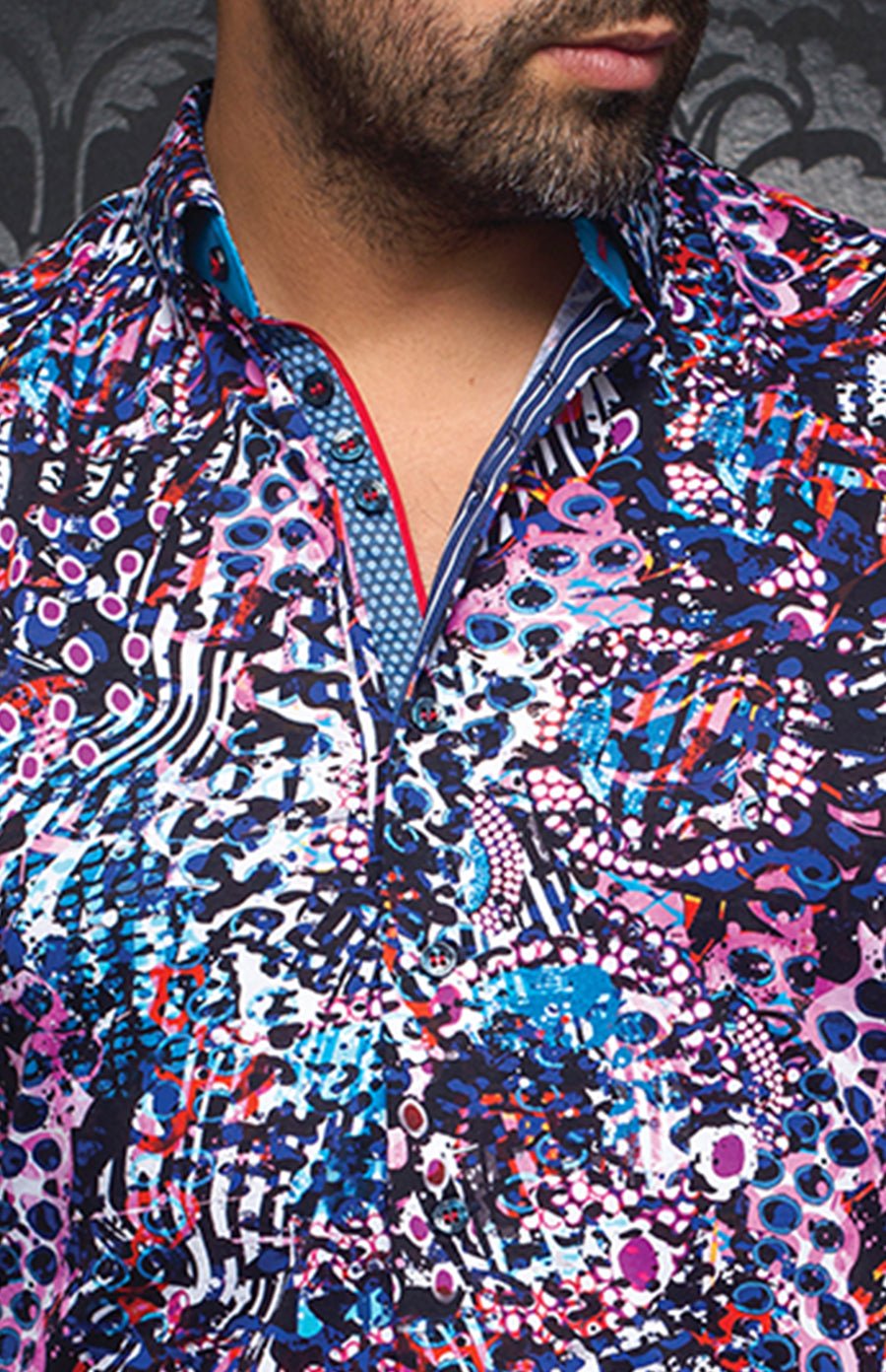 Shirt | TAXCO, Pink / Multi - AU NOIR