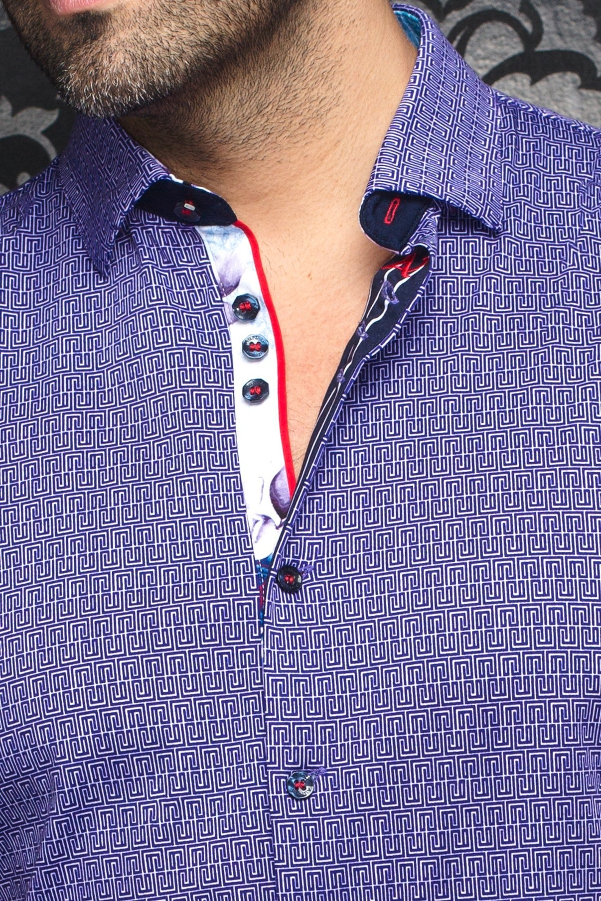 shirt | ZIONI, Lavender - AU NOIR