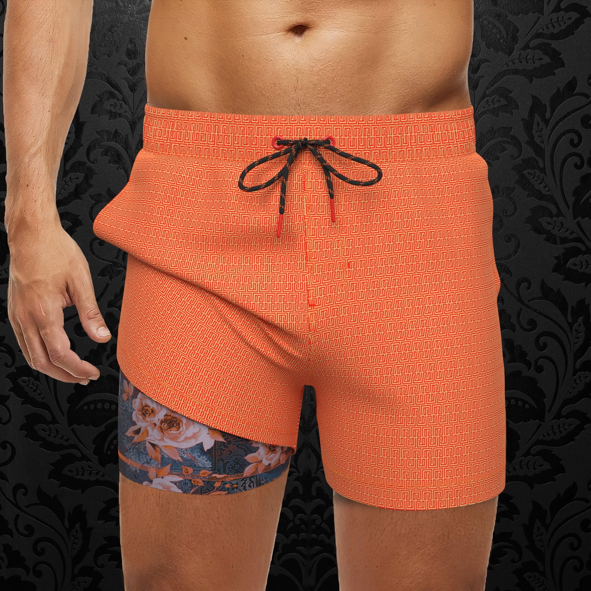 swimsuit | PERKINS, Orange - AU NOIR