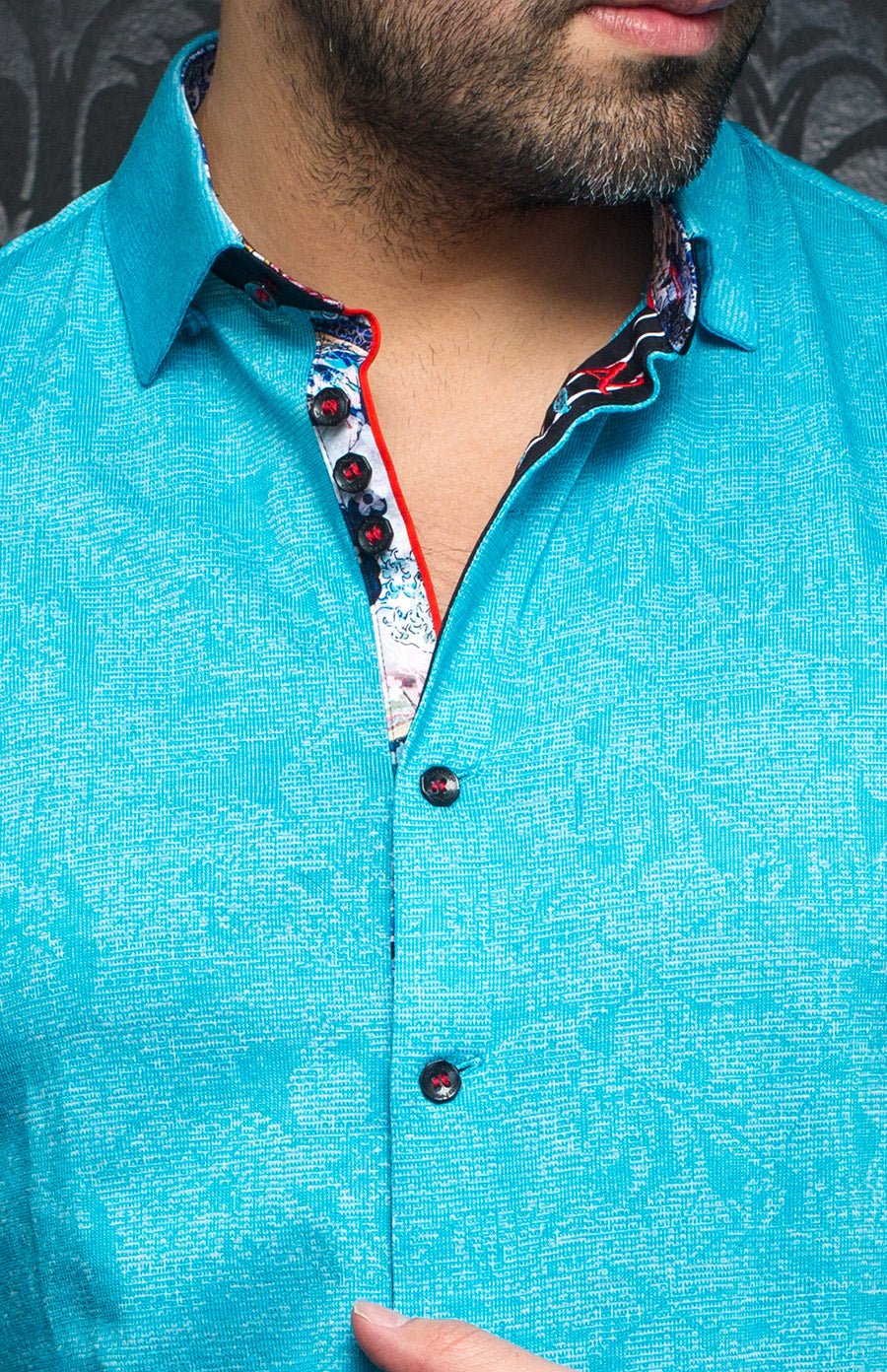 Short Sleeve | CAMPRA, Turquoise - AU NOIR