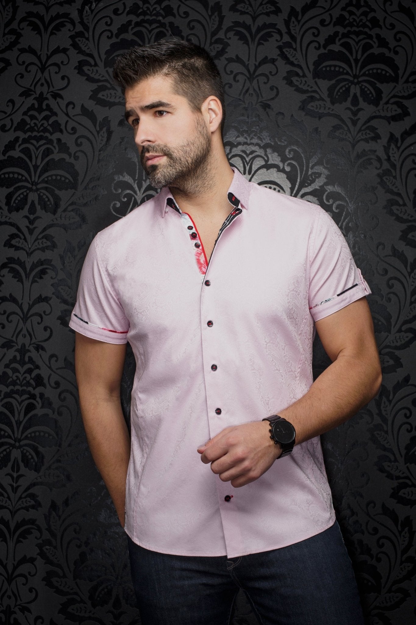 Short Sleeves | DONIZETTI, Pink - AU NOIR