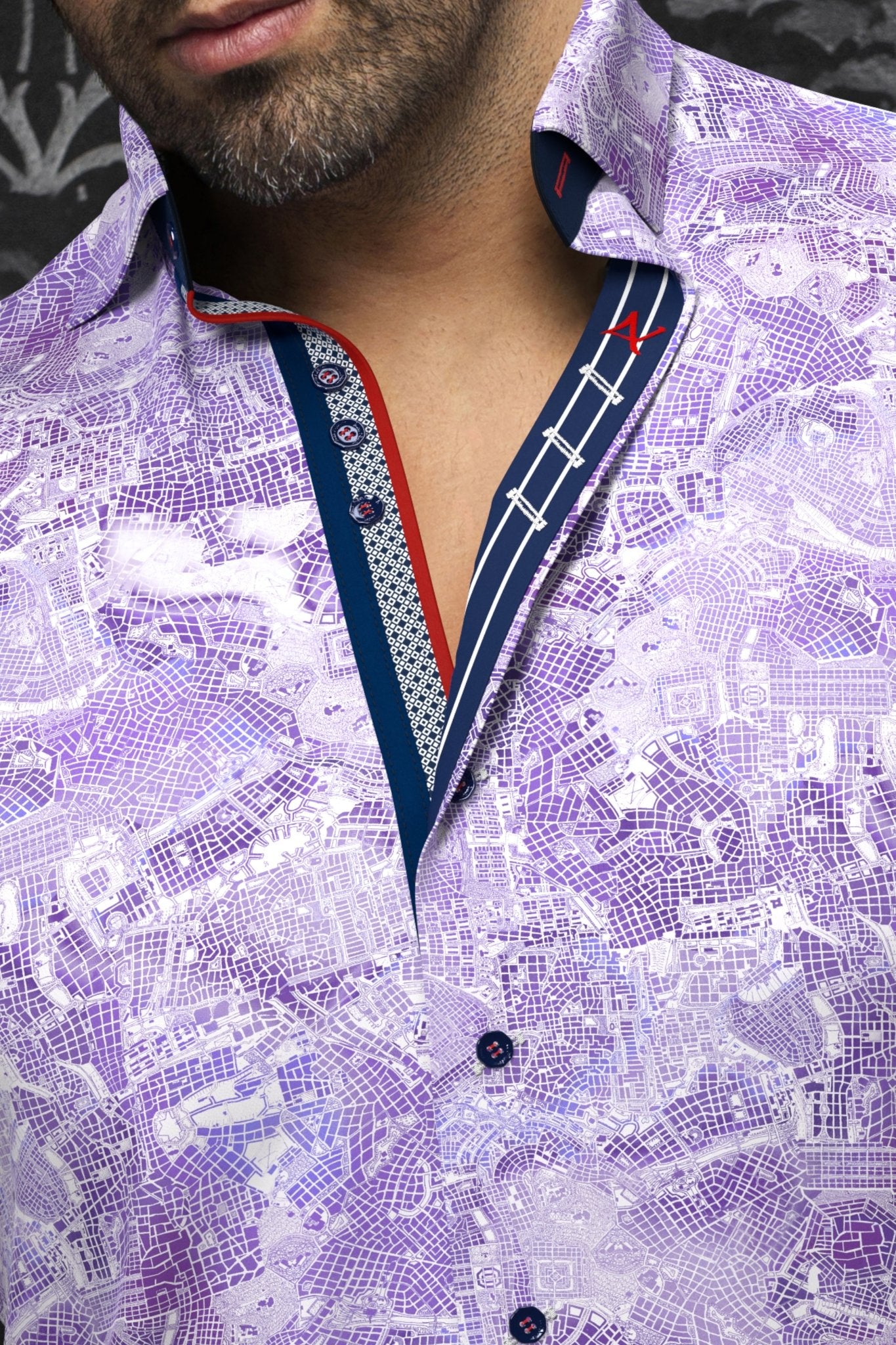 Short Sleeve | GUSTO, Lavender - AU NOIR