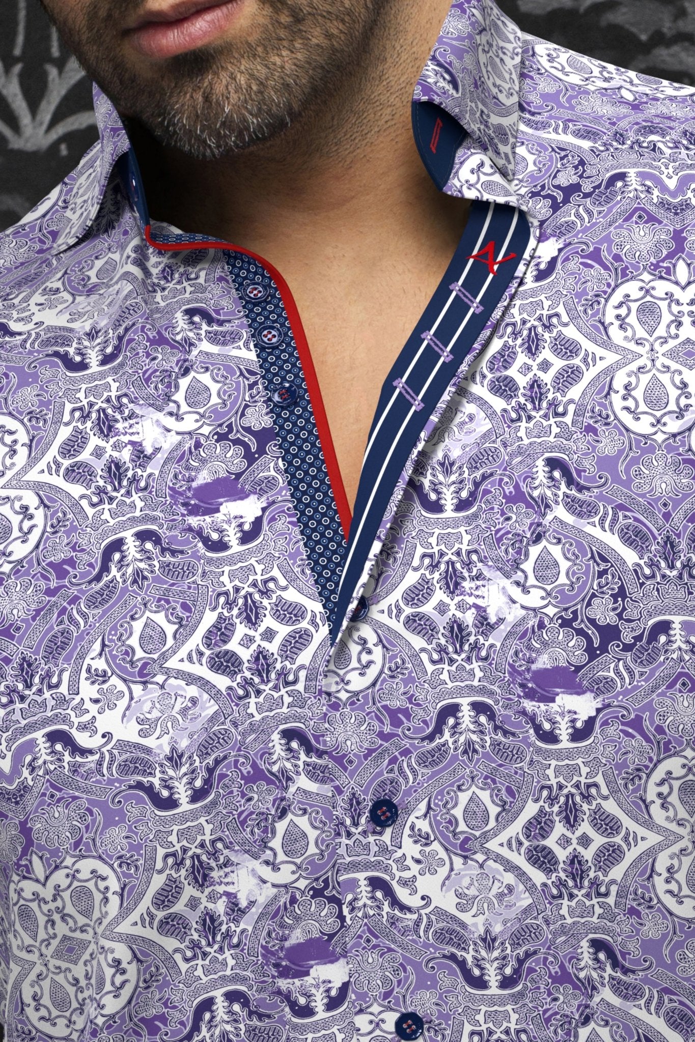 Short sleeves | TACOMA, Lavender - AU NOIR