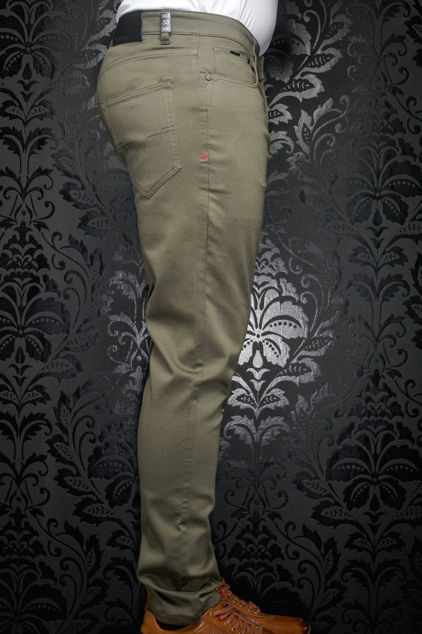 PANTS | JOHNNY-SKC, olive - AU NOIR