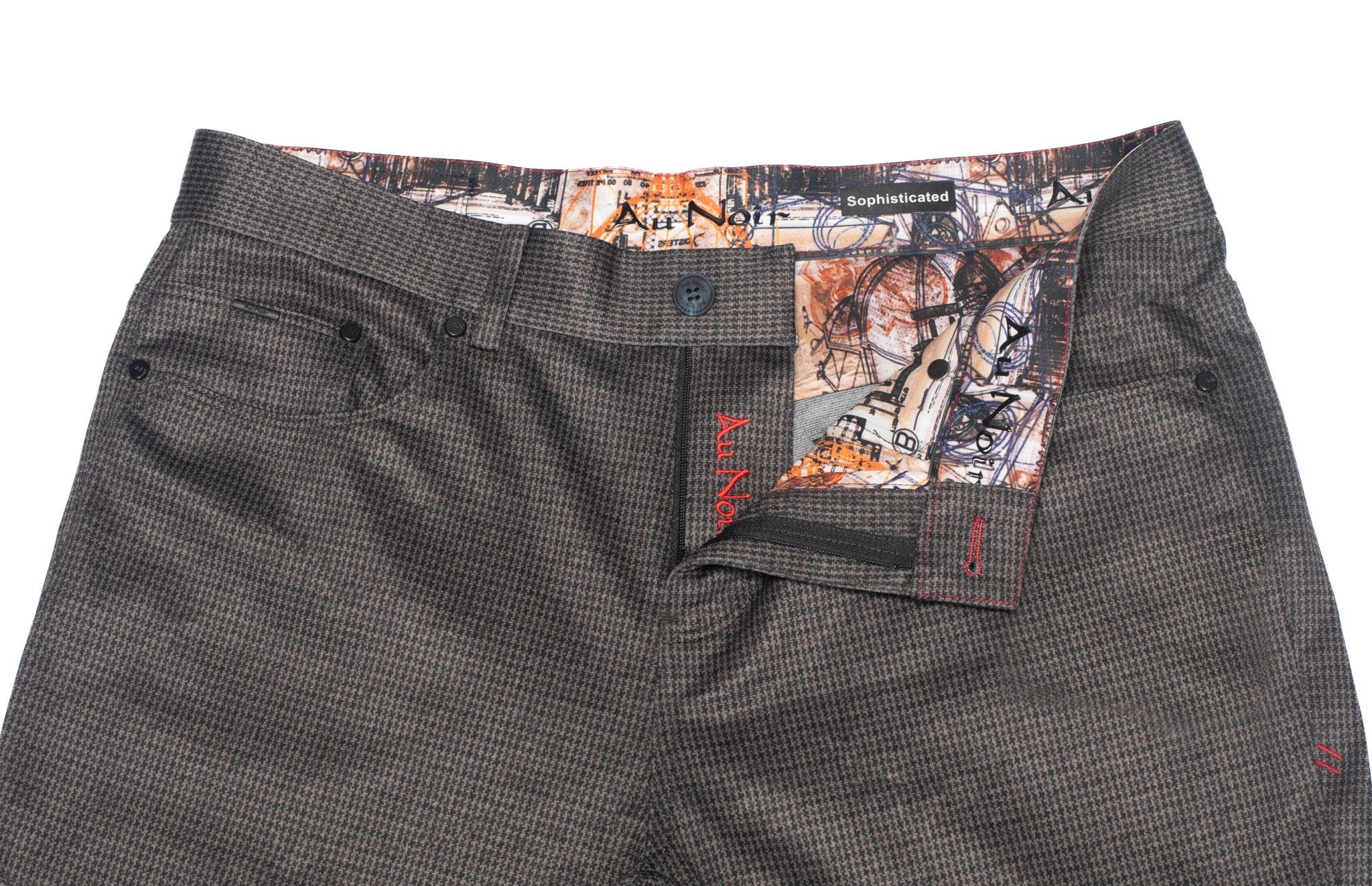 PANTS | WINCHESTER-HARRELSON, Brown Navy - AU NOIR