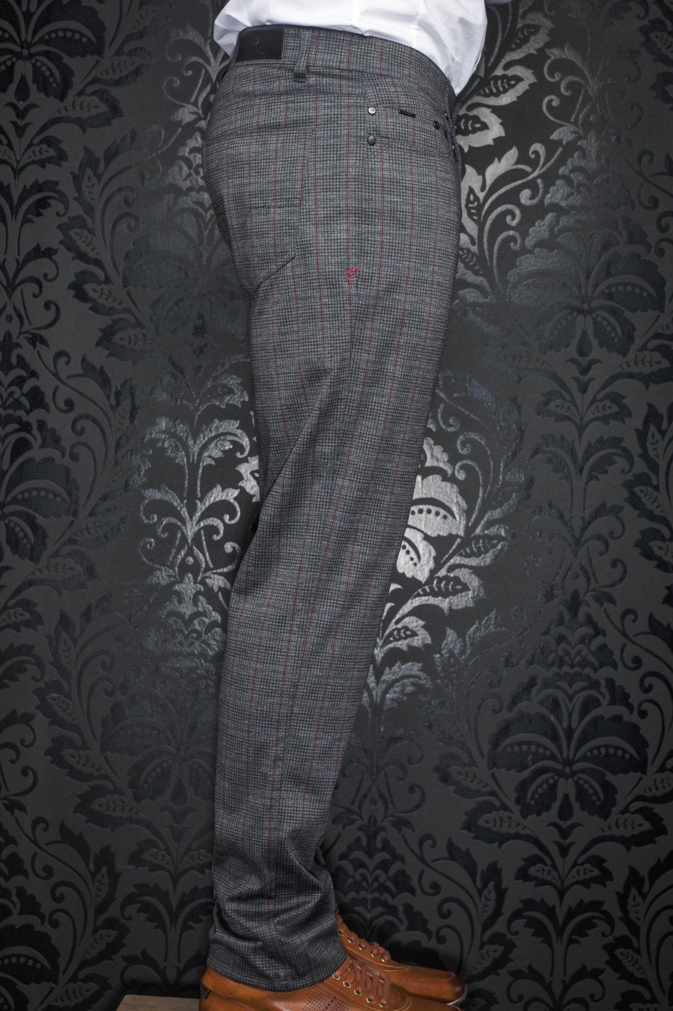 PANTS | WINCHESTER-TAYLOR, Dark Grey Multi - AU NOIR