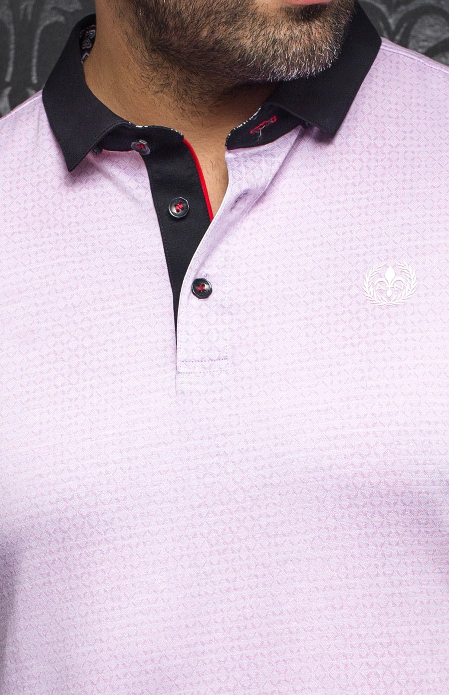 Polo shirt - MARKOV, pink - AU NOIR