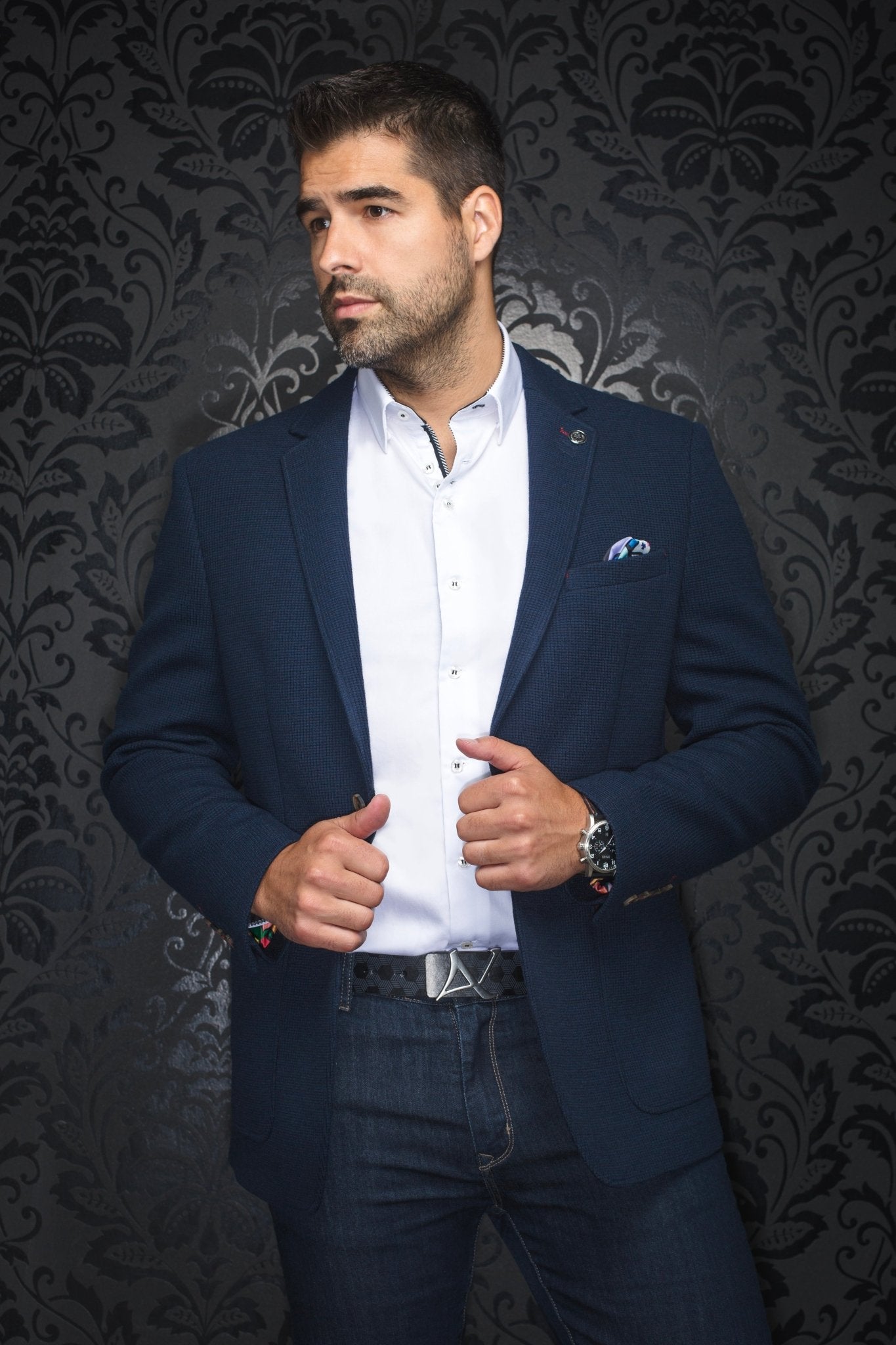 Blazer | CENTURY, navy - AU NOIR