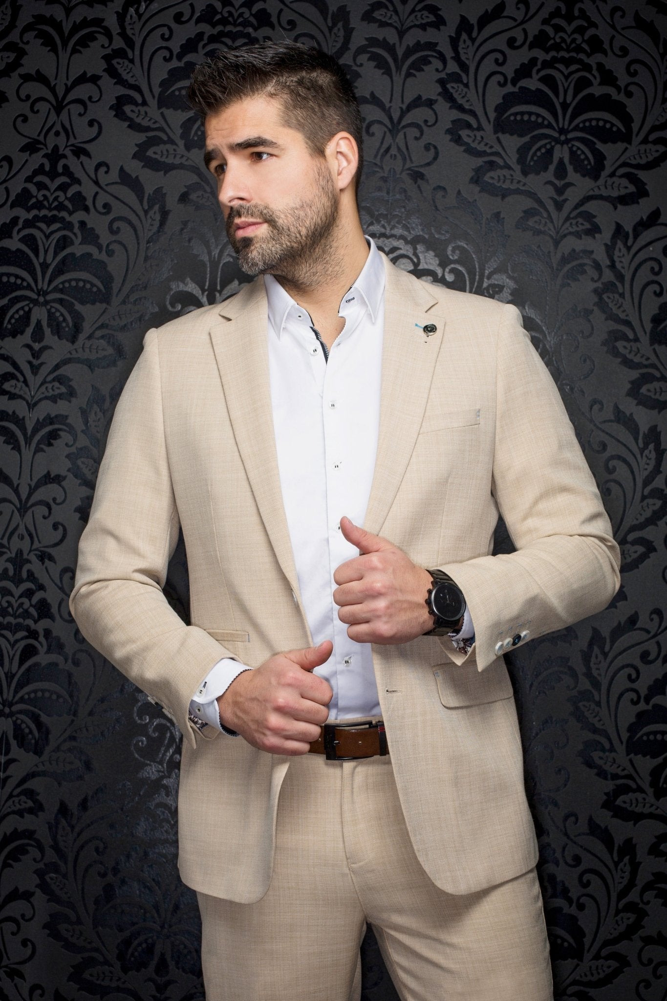 Blazer | LANCASTER, Beige - AU NOIR