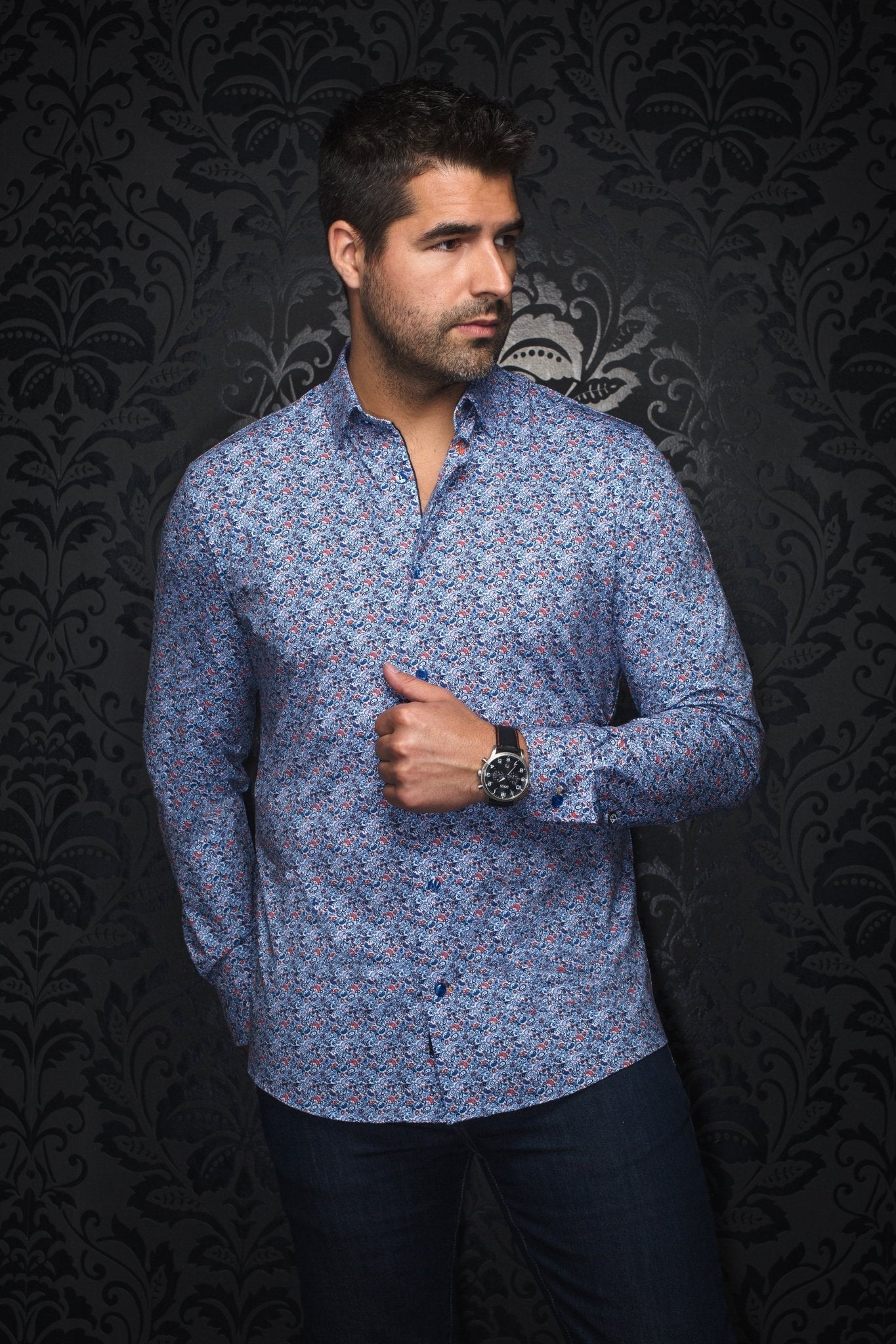 Camisa | ALEXANDER - PSLY, Blanco Naranja - AU NOIR