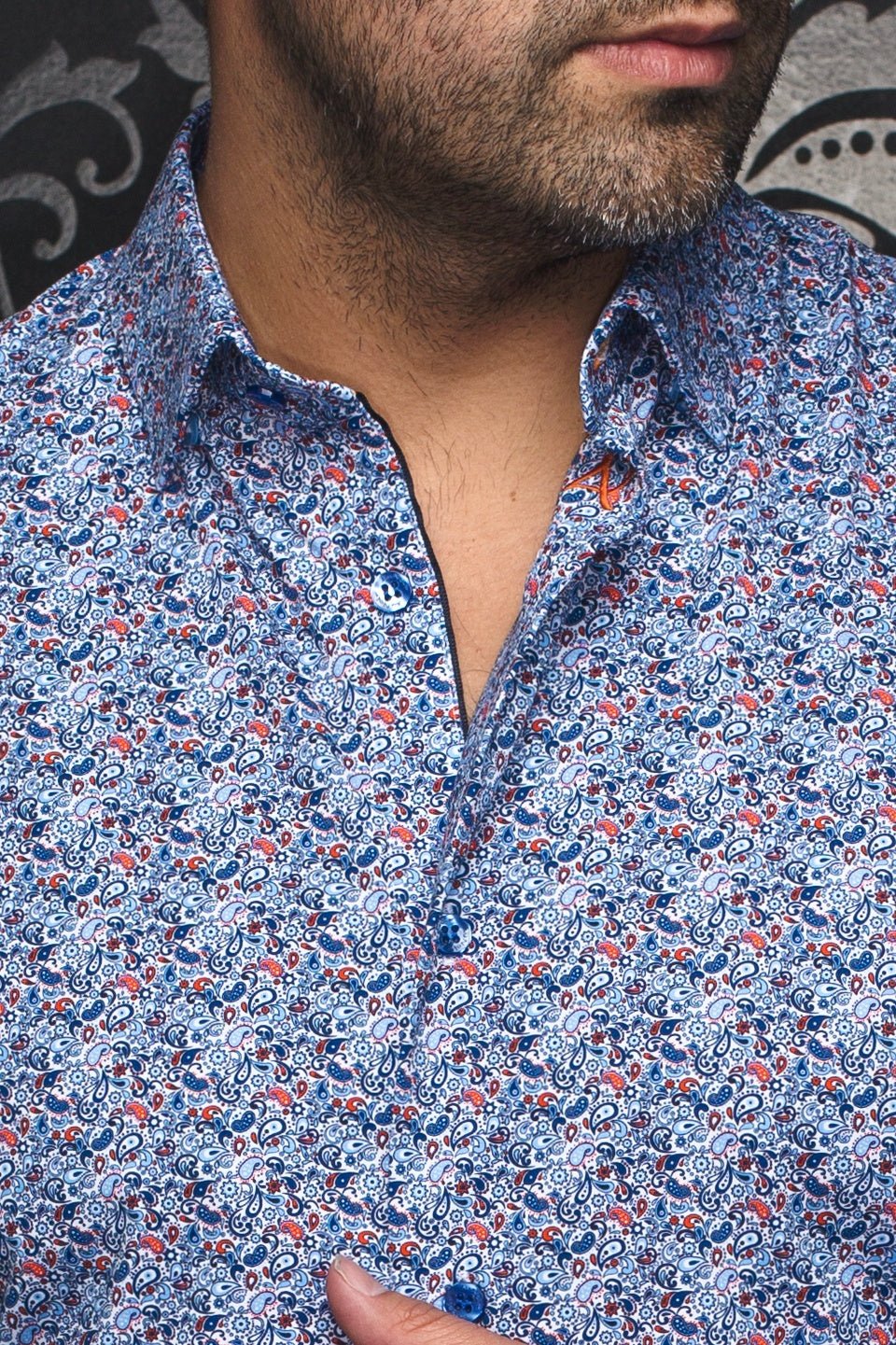 Camisa | ALEXANDER - PSLY, Blanco Naranja - AU NOIR