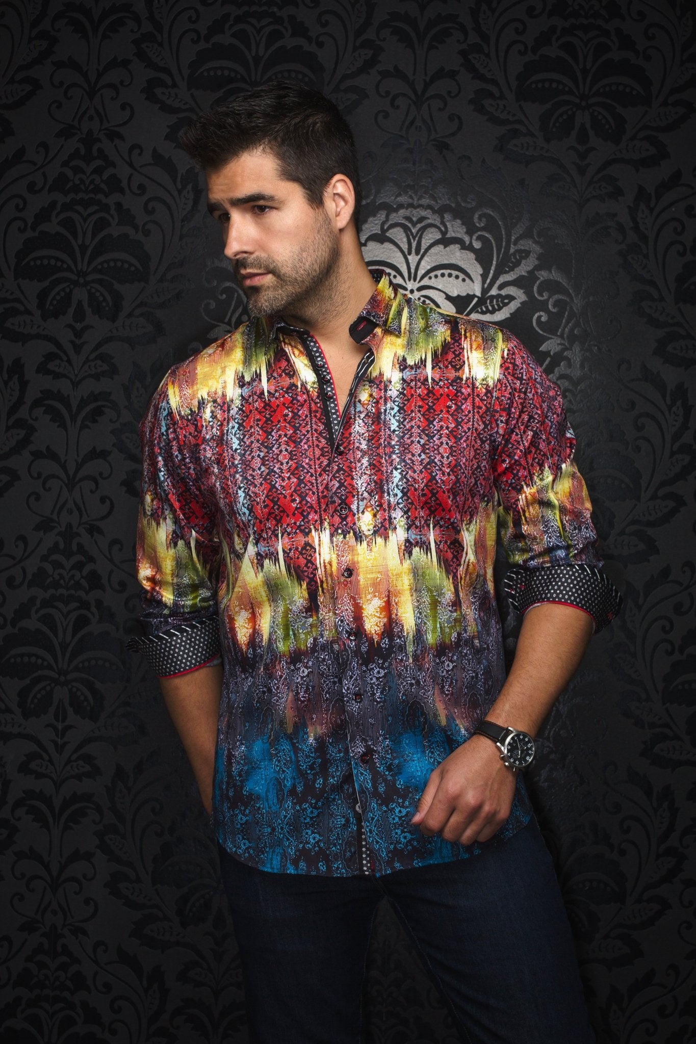 camisa | DARRELL, Multi - AU NOIR