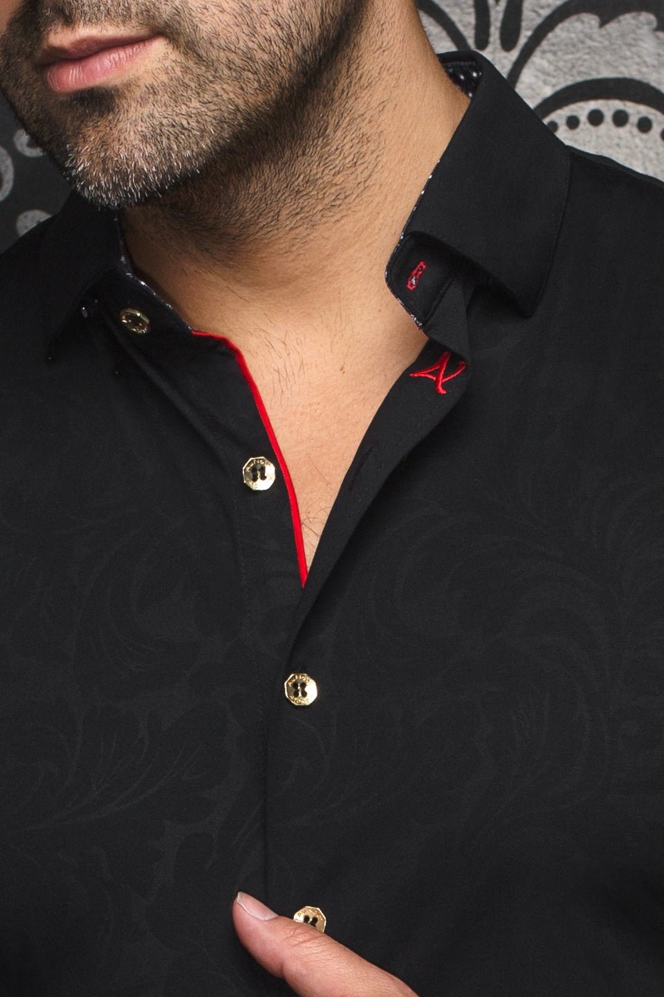 camisa | DUNN, Negro - AU NOIR