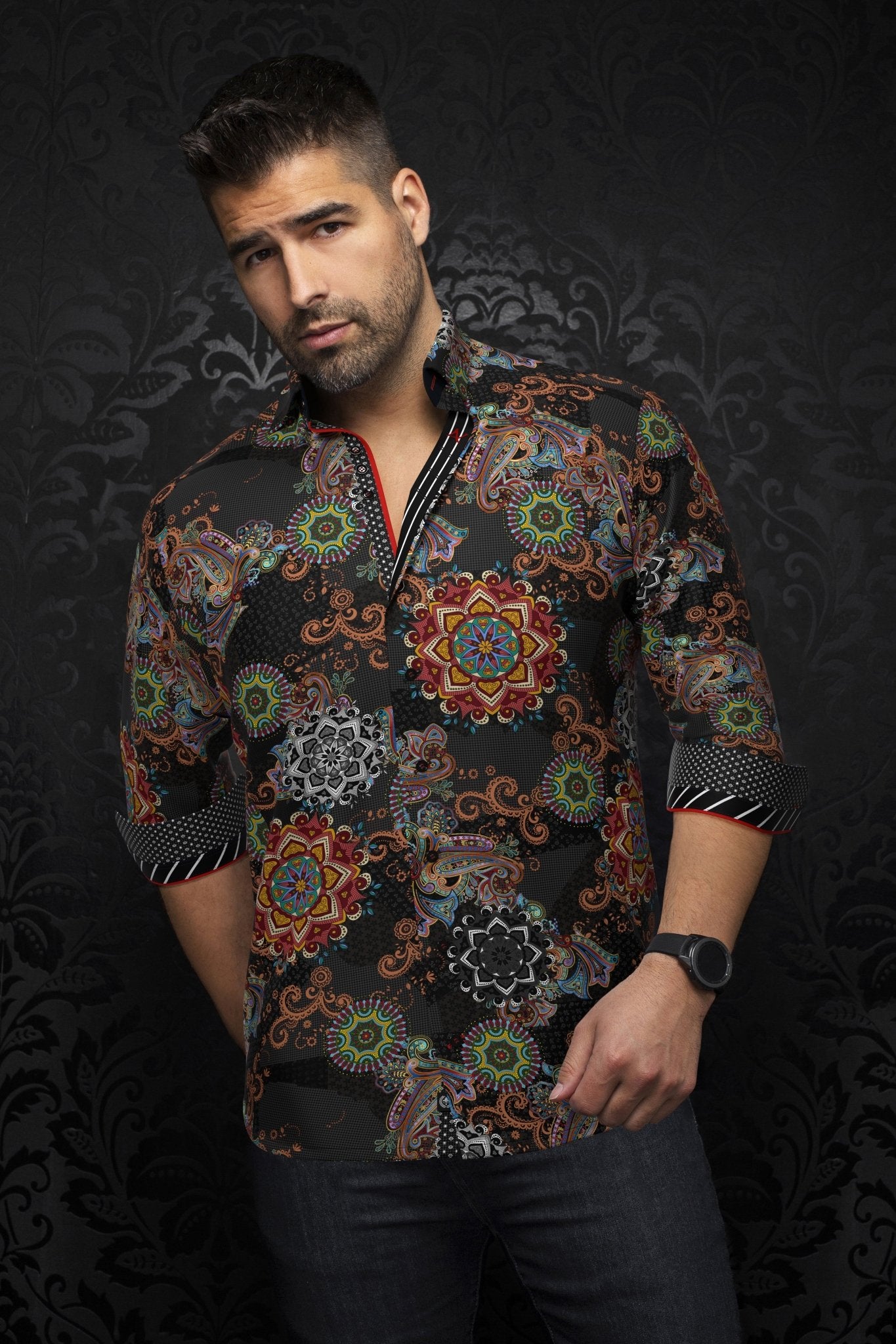 camisa | OSBORNE, Negro - AU NOIR