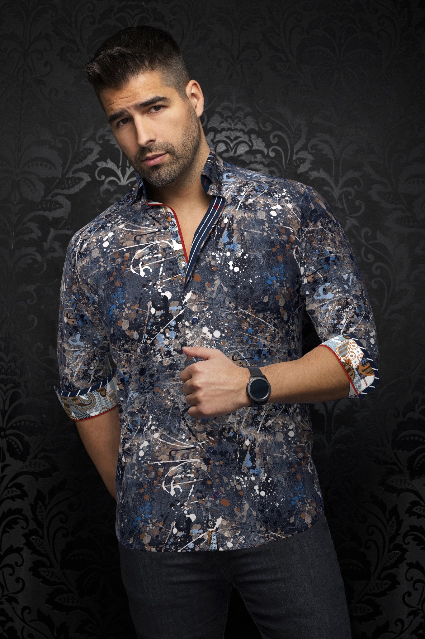 camisa | STAPELTON, Denim - AU NOIR