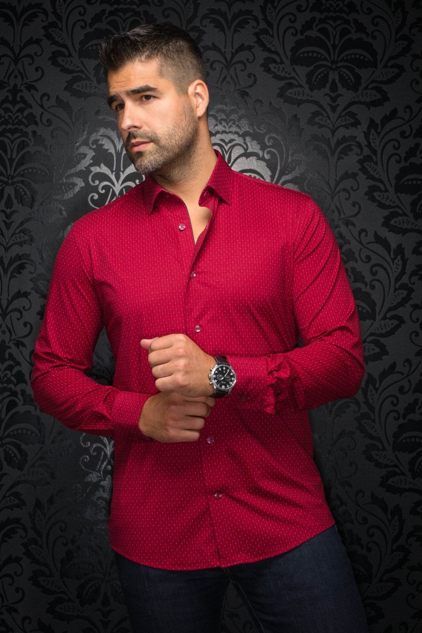 camisa | ALEXANDER-NDL, burdeos - AU NOIR