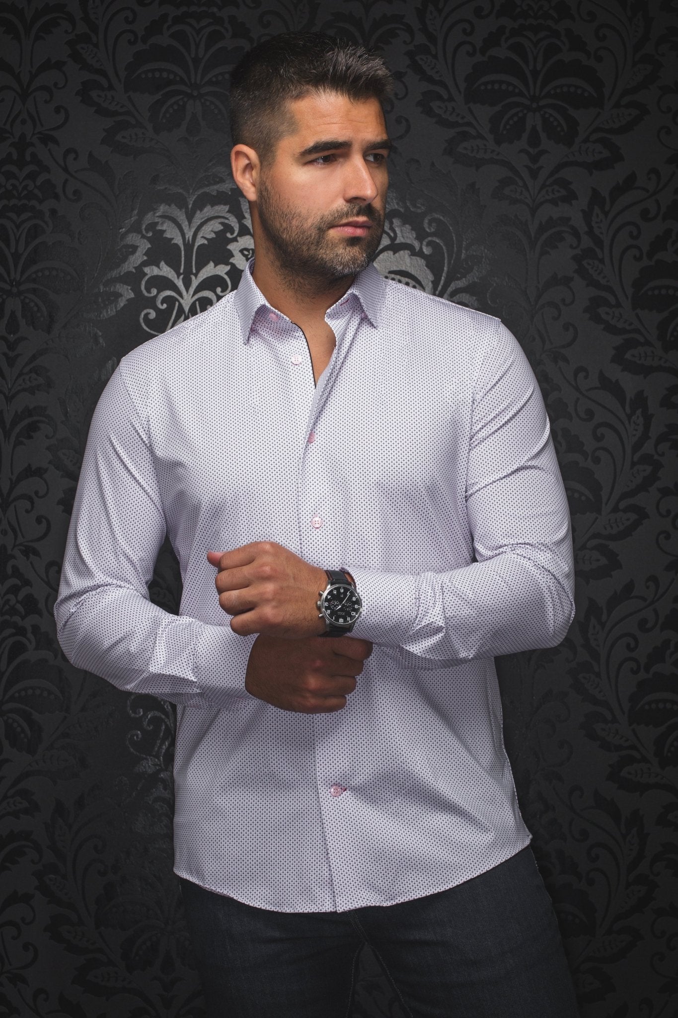 camisa | ALEXANDER-STAR, rosa - AU NOIR