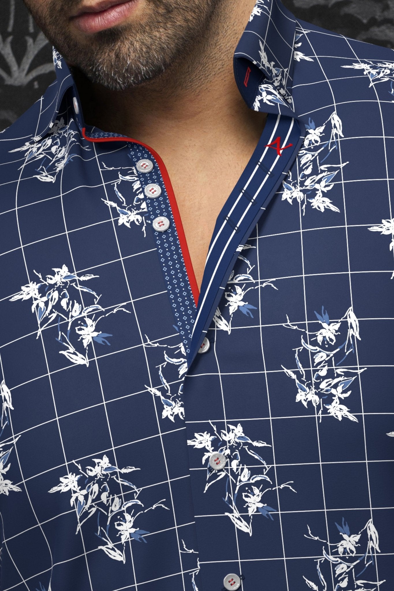 camisa | DISTEFANO, Navy - AU NOIR