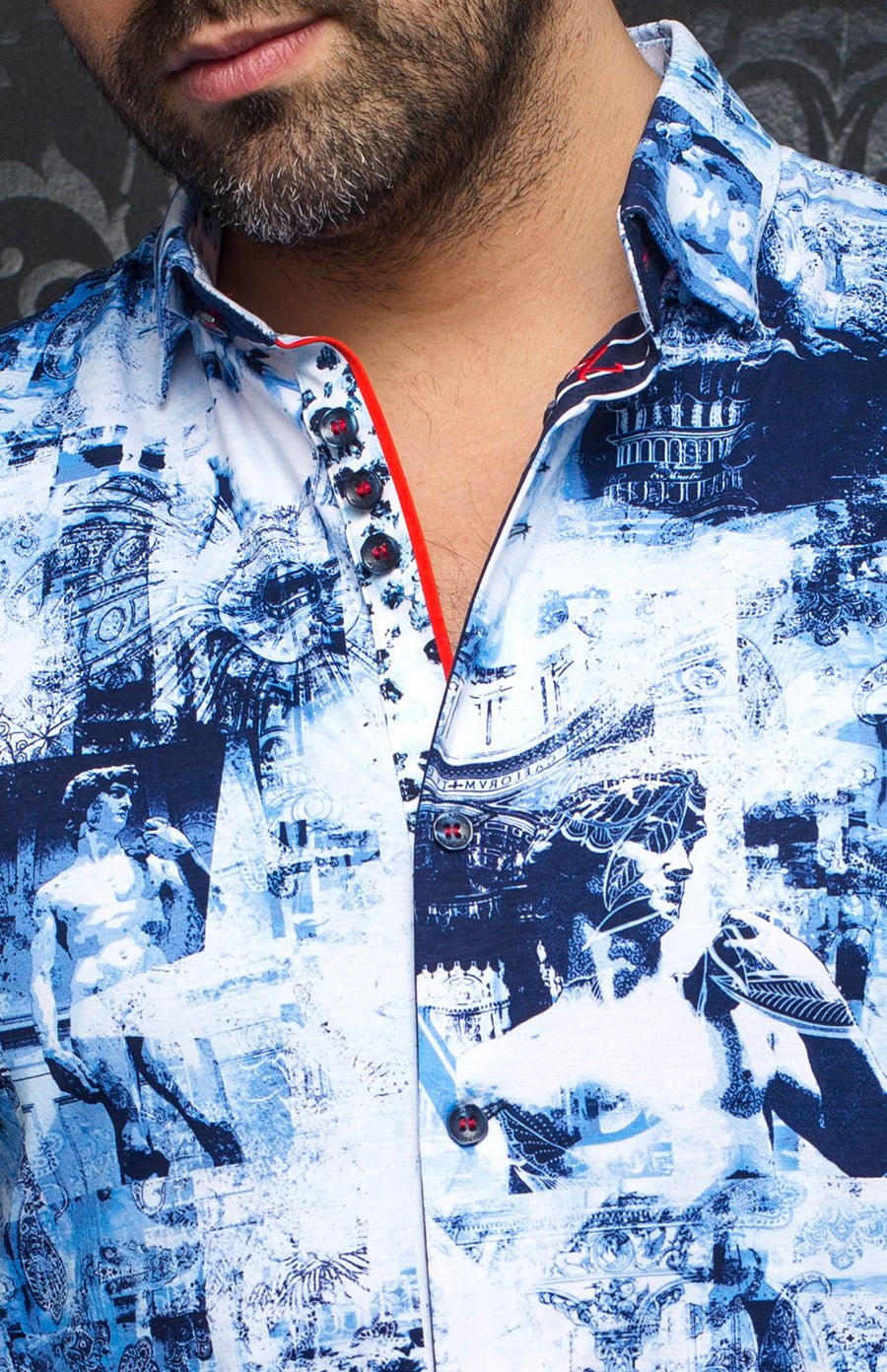 camisa | DUATO, azul claro - AU NOIR