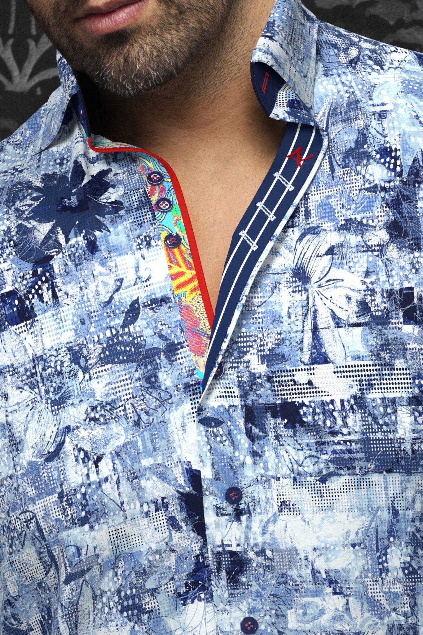 Camisa | GOMERA, Indigo - AU NOIR