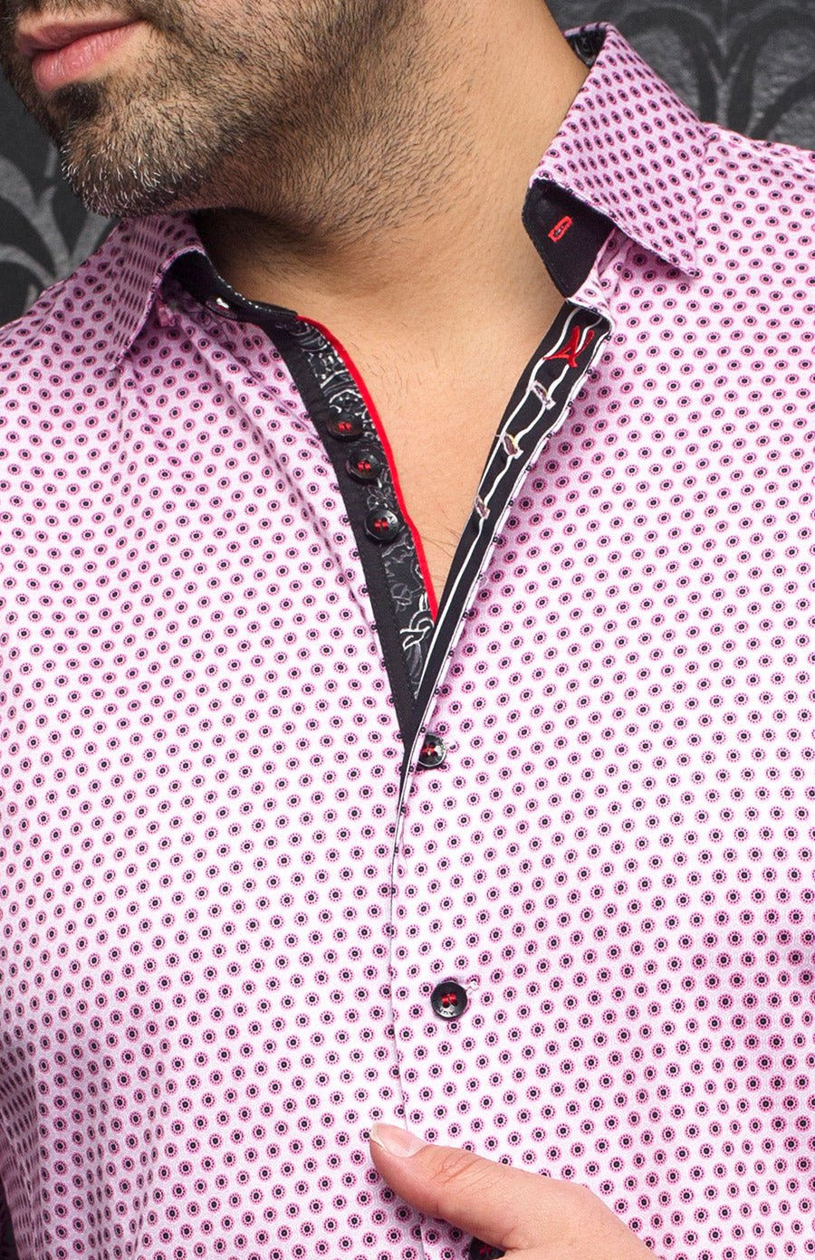 Camisa - KNOX, Blanco rosa - AU NOIR