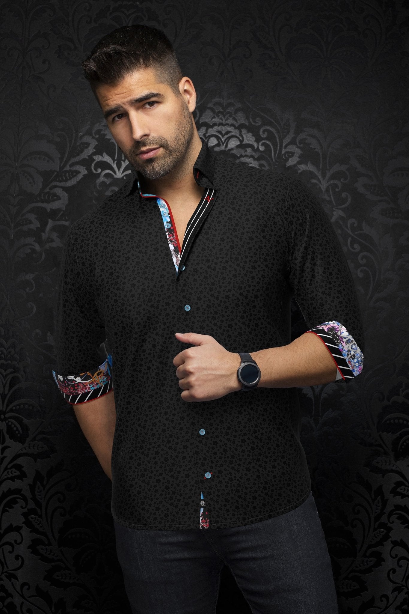 Camisa | MINORI, Negro - AU NOIR