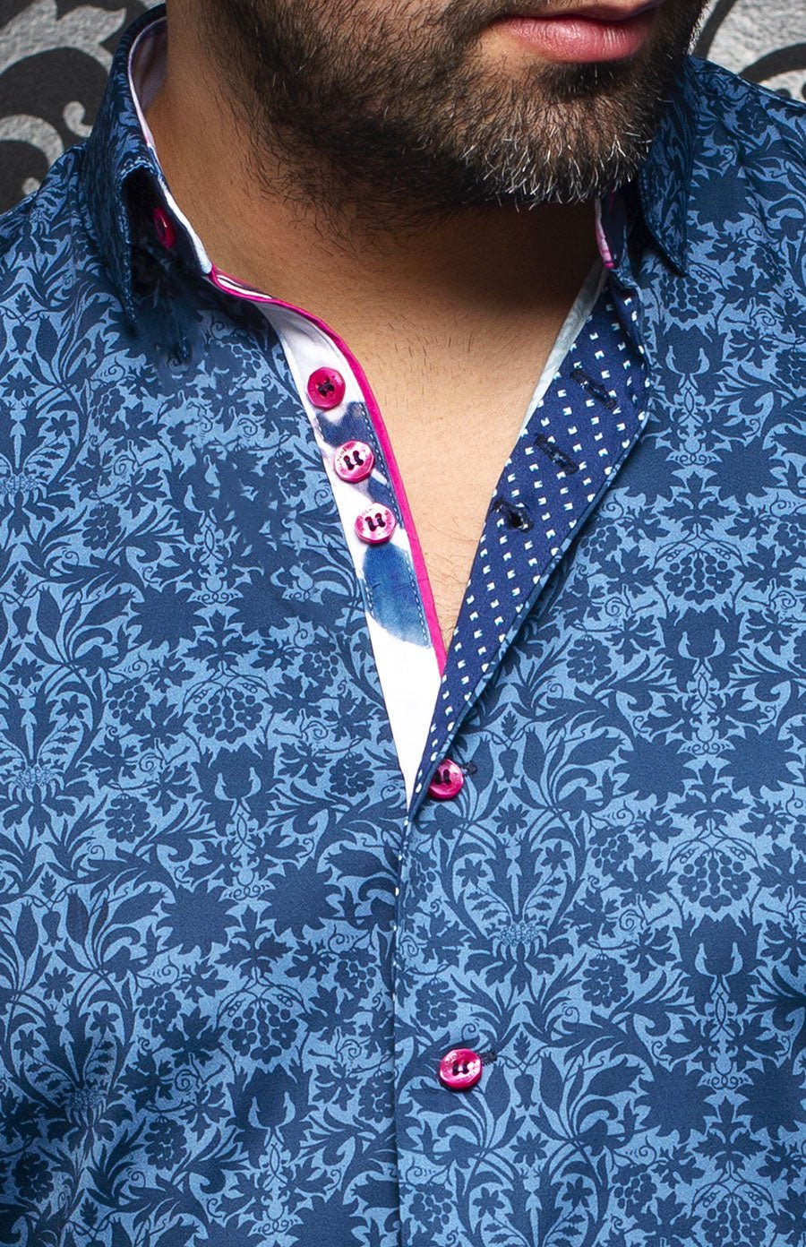 camisa | MONTFORT, Indigo - AU NOIR