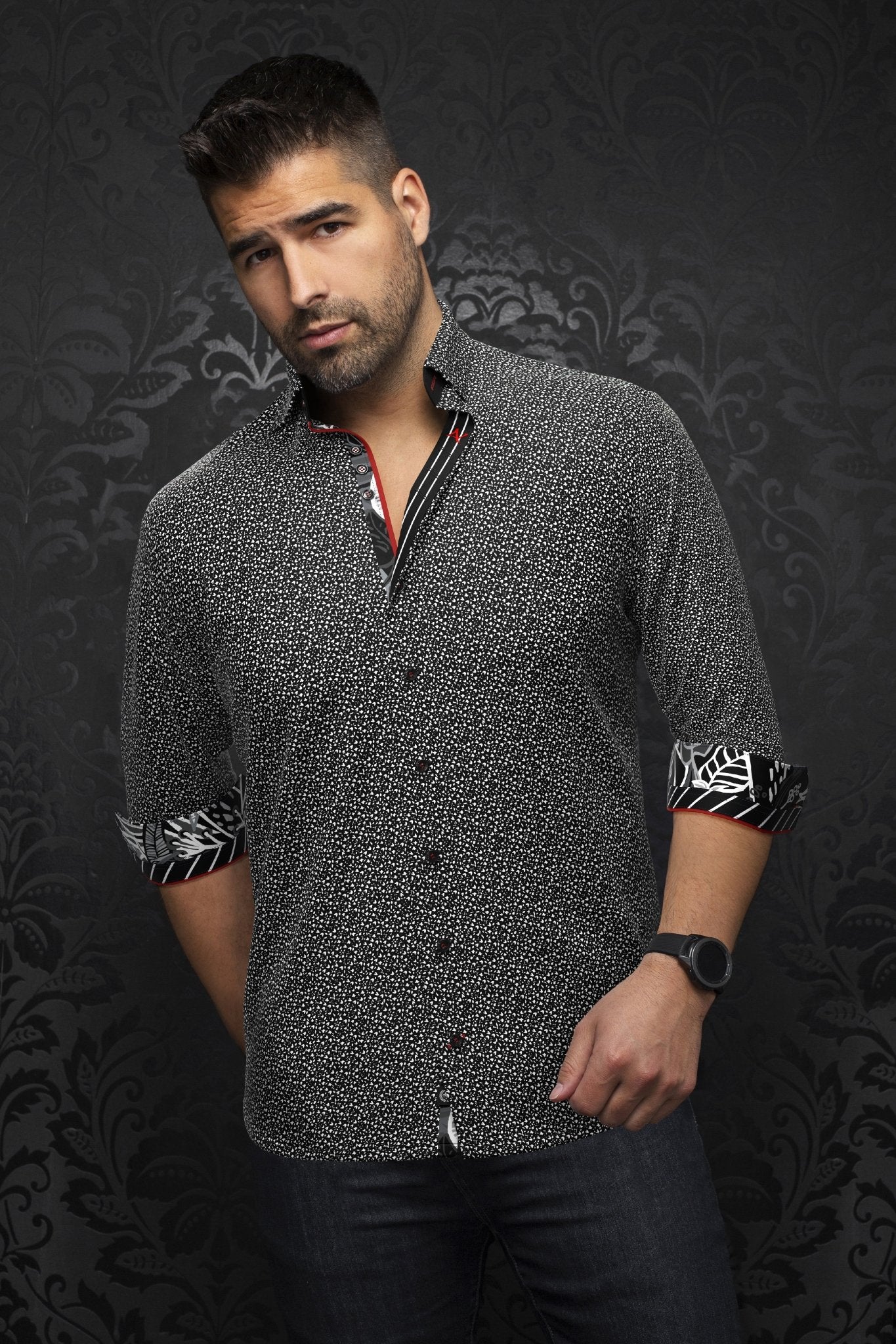 camisa | MOZZI, Negro - AU NOIR